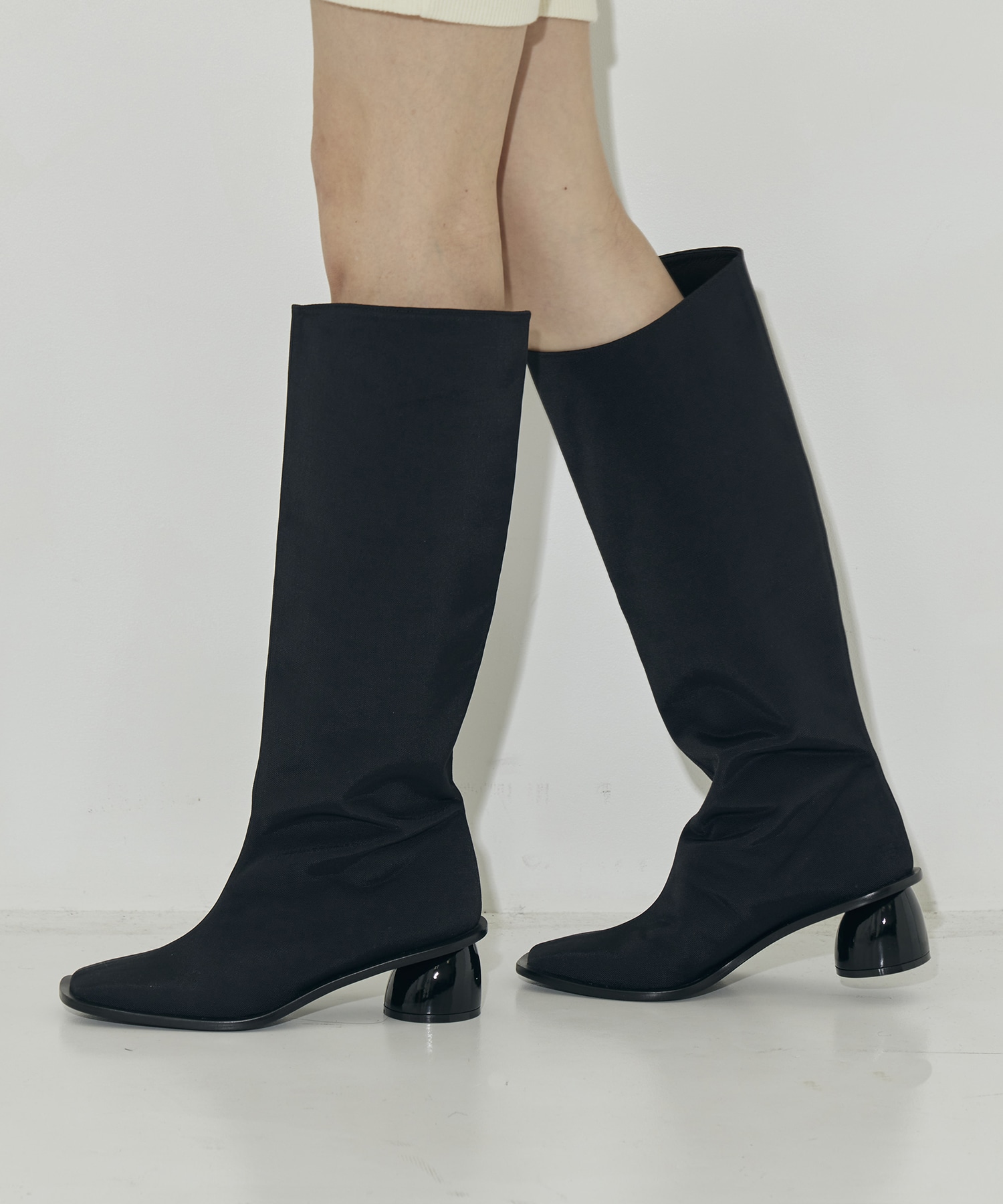 FABRIC LONG BOOTS