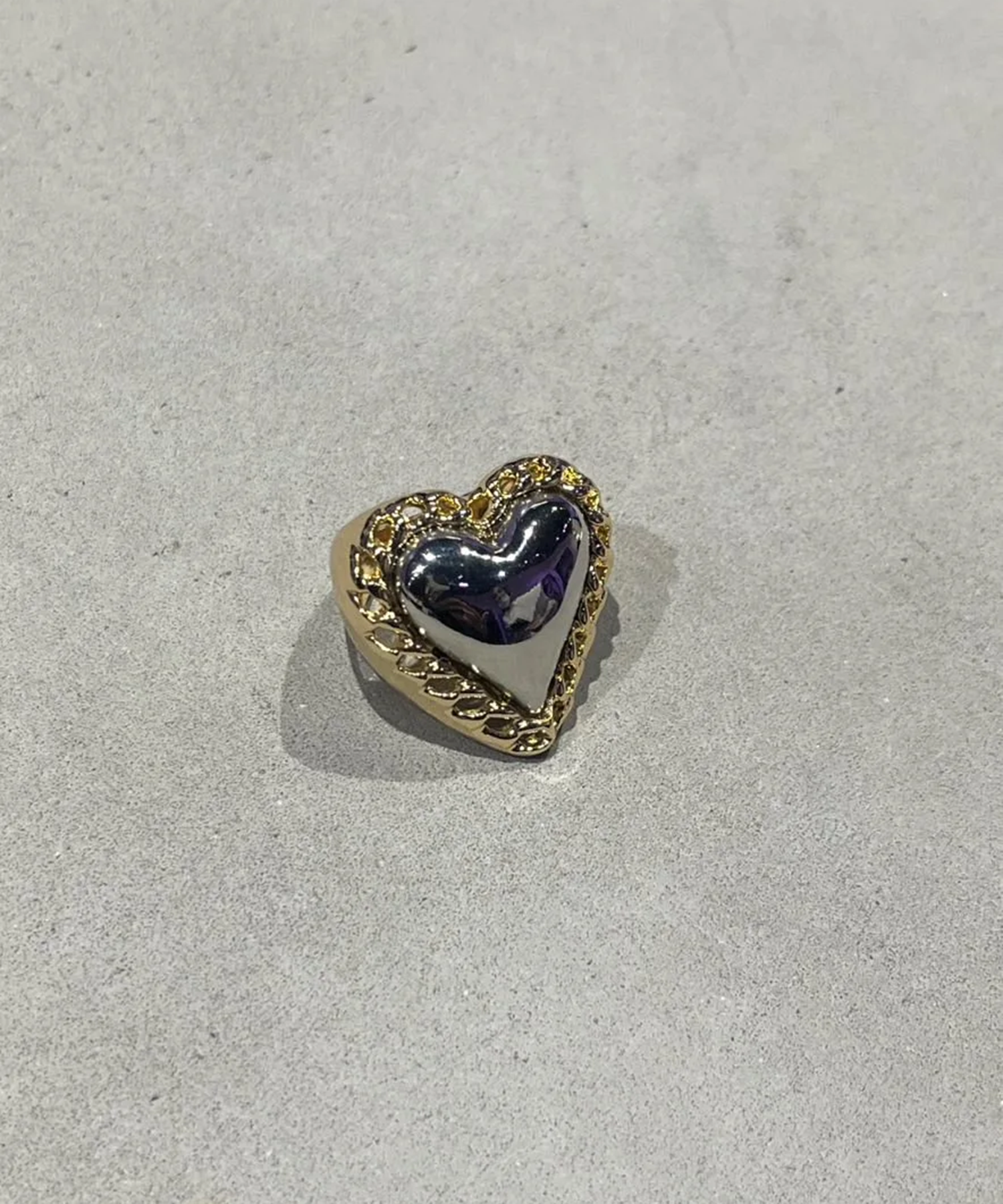 Impact Heart Chain Ring