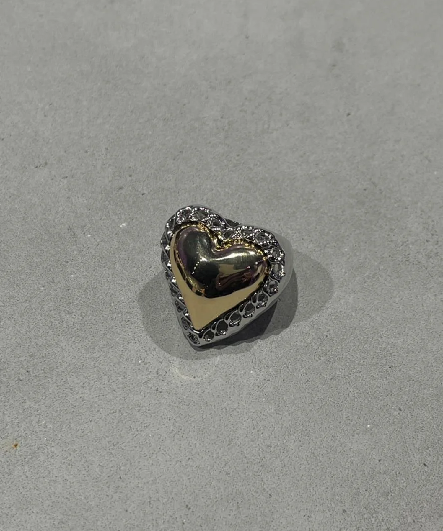 Impact Heart Chain Ring