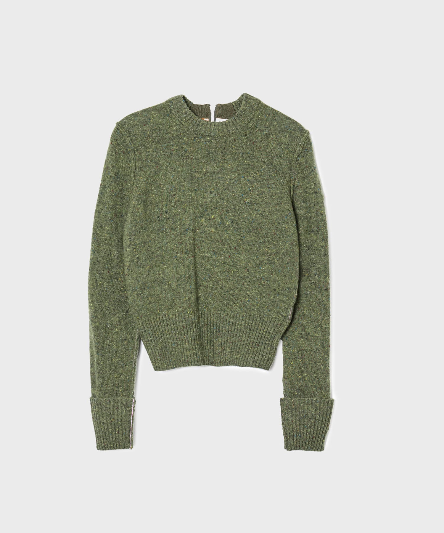 Wool knit pullover