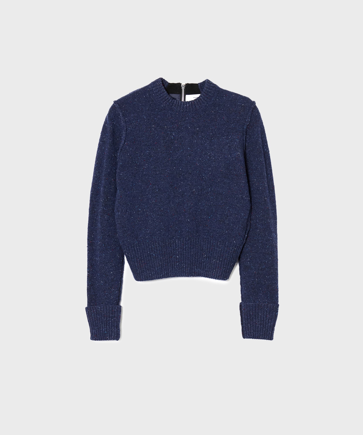 Wool knit pullover