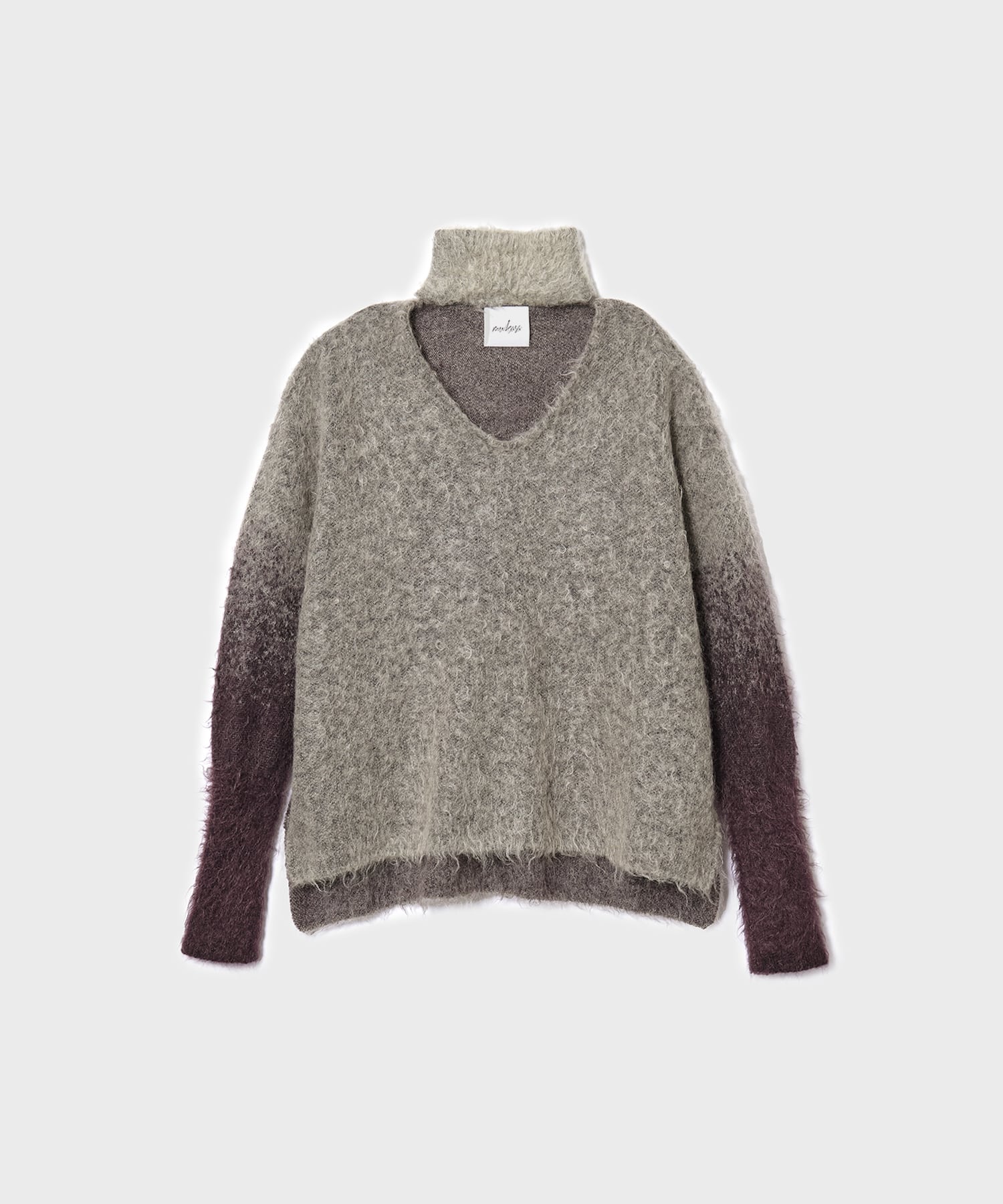 MOHAIR OPEN HIGHNECK KNIT