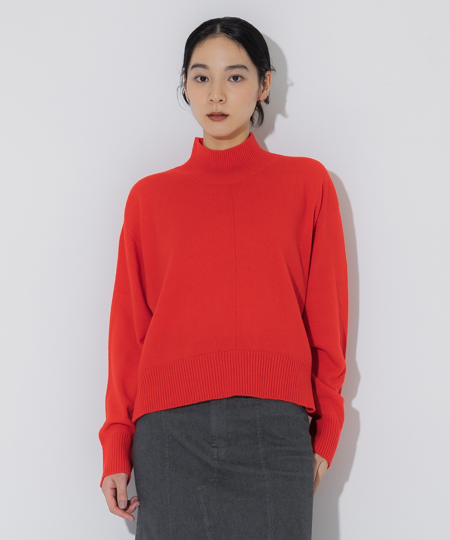 Merino Wool Turtle Neck Knit