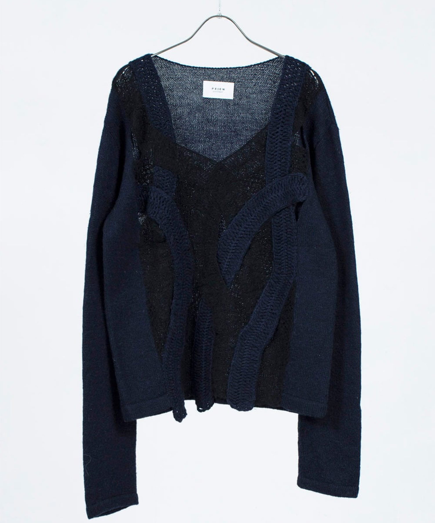 ウールモヘア鉤針Knit Tops