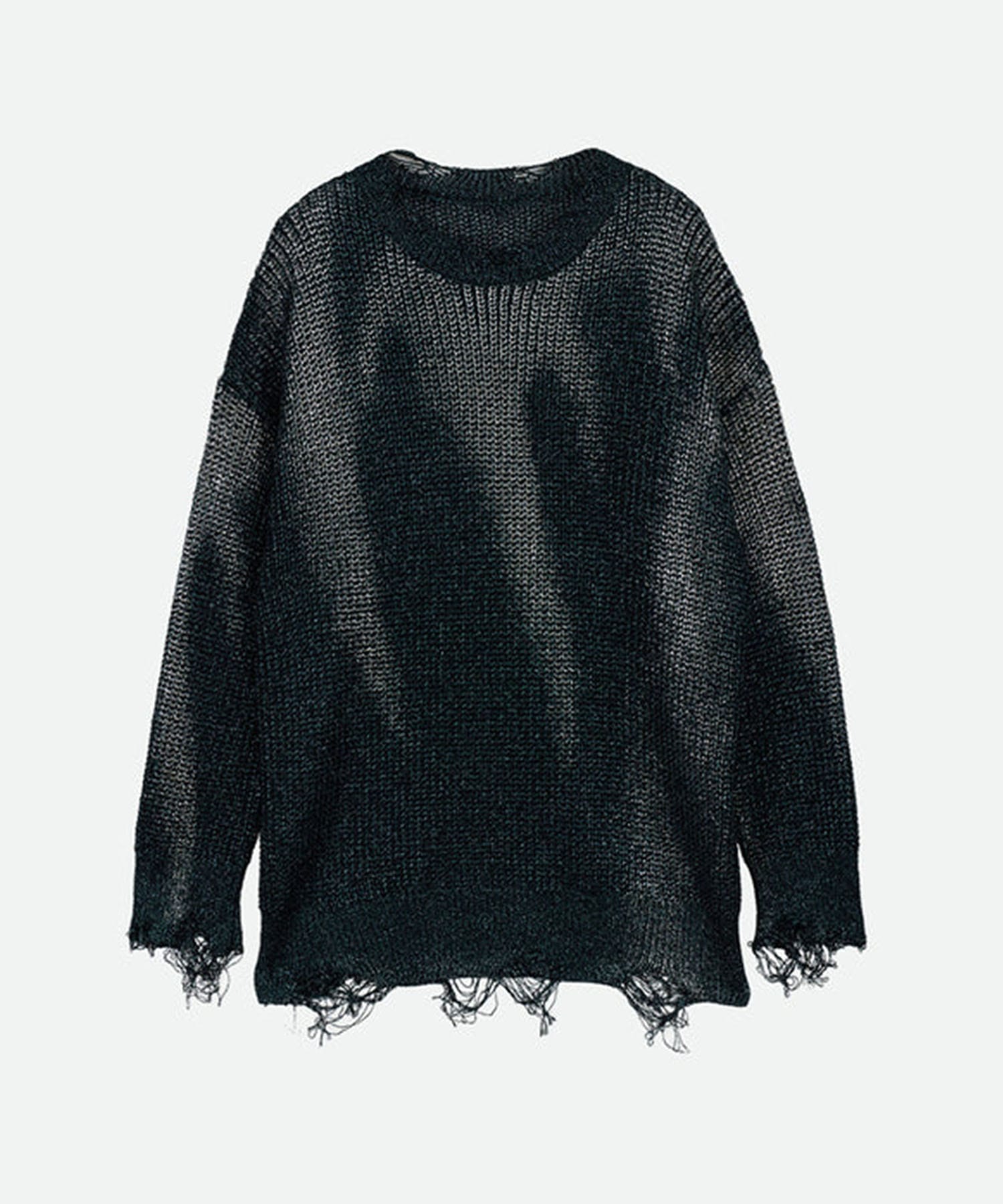 SHINY FOIL GRUNGE KNIT