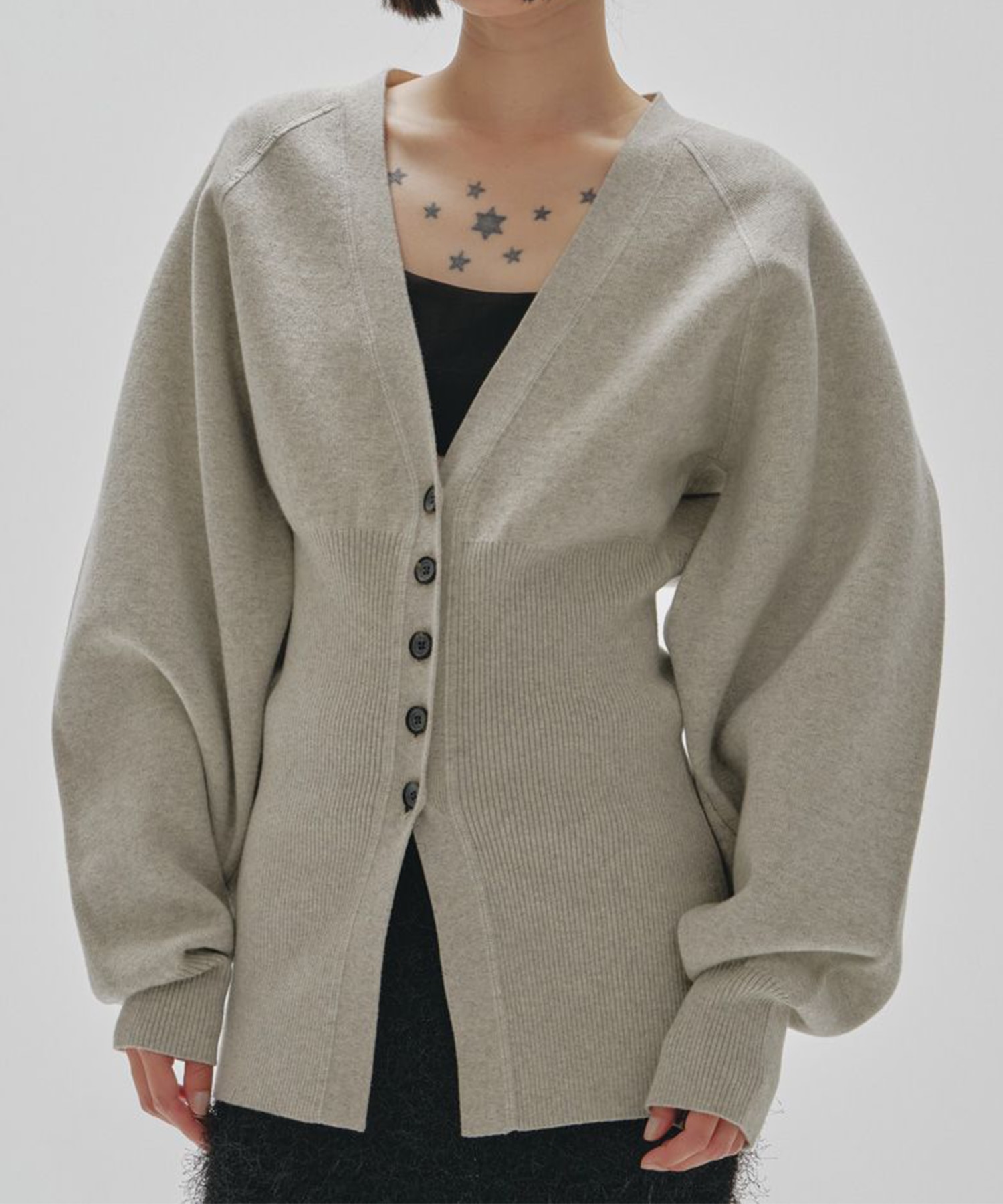 Waistshape Knit Cardigan