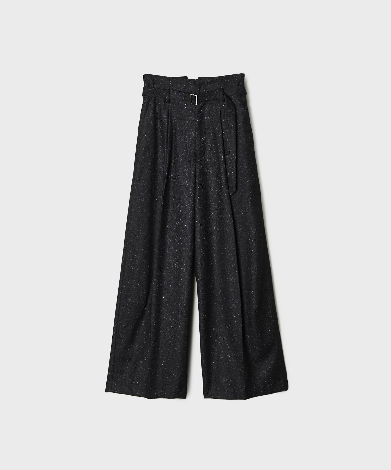 SILK NEP WIDE PANTS