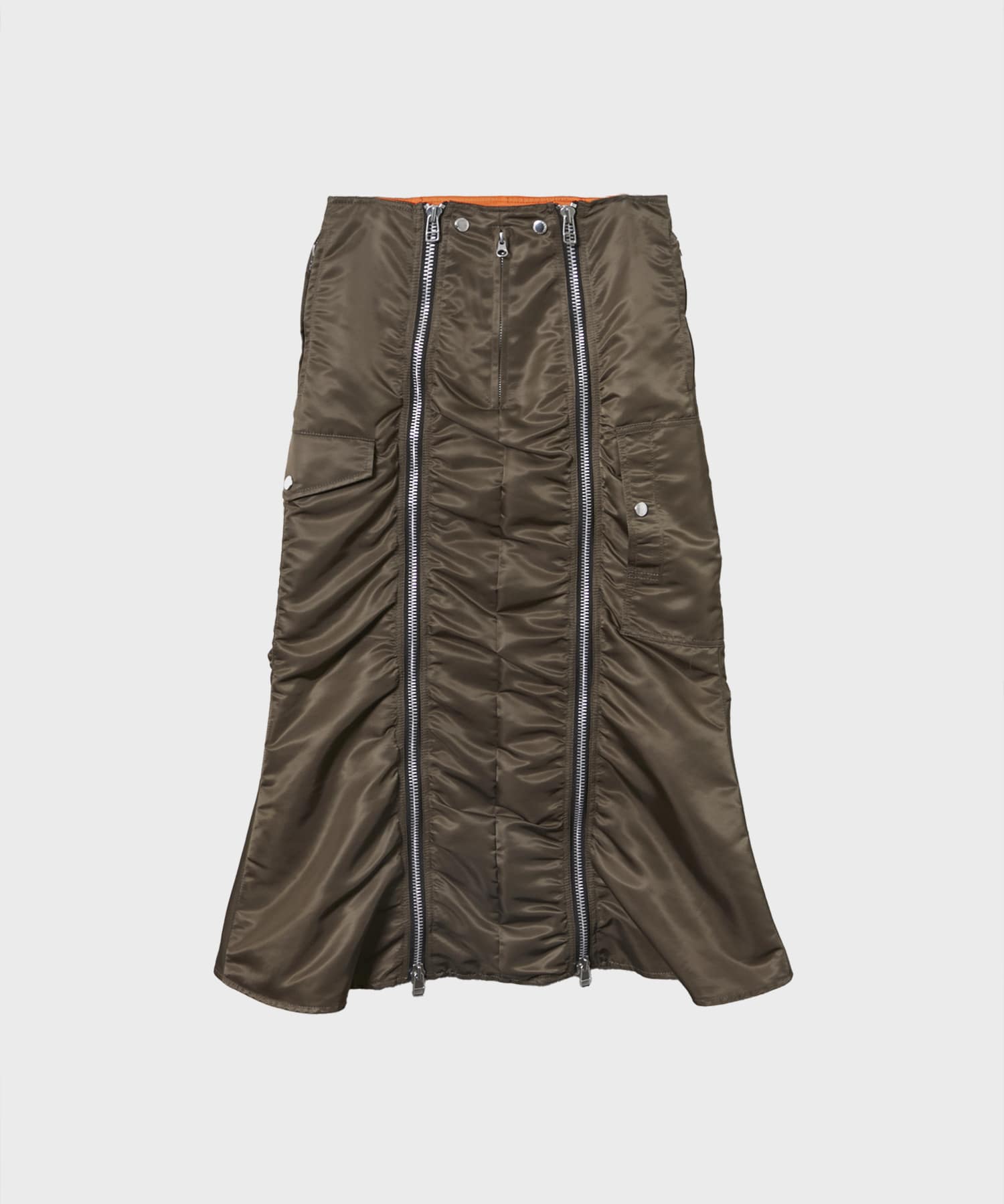 NYLON BOMBER SKIRT