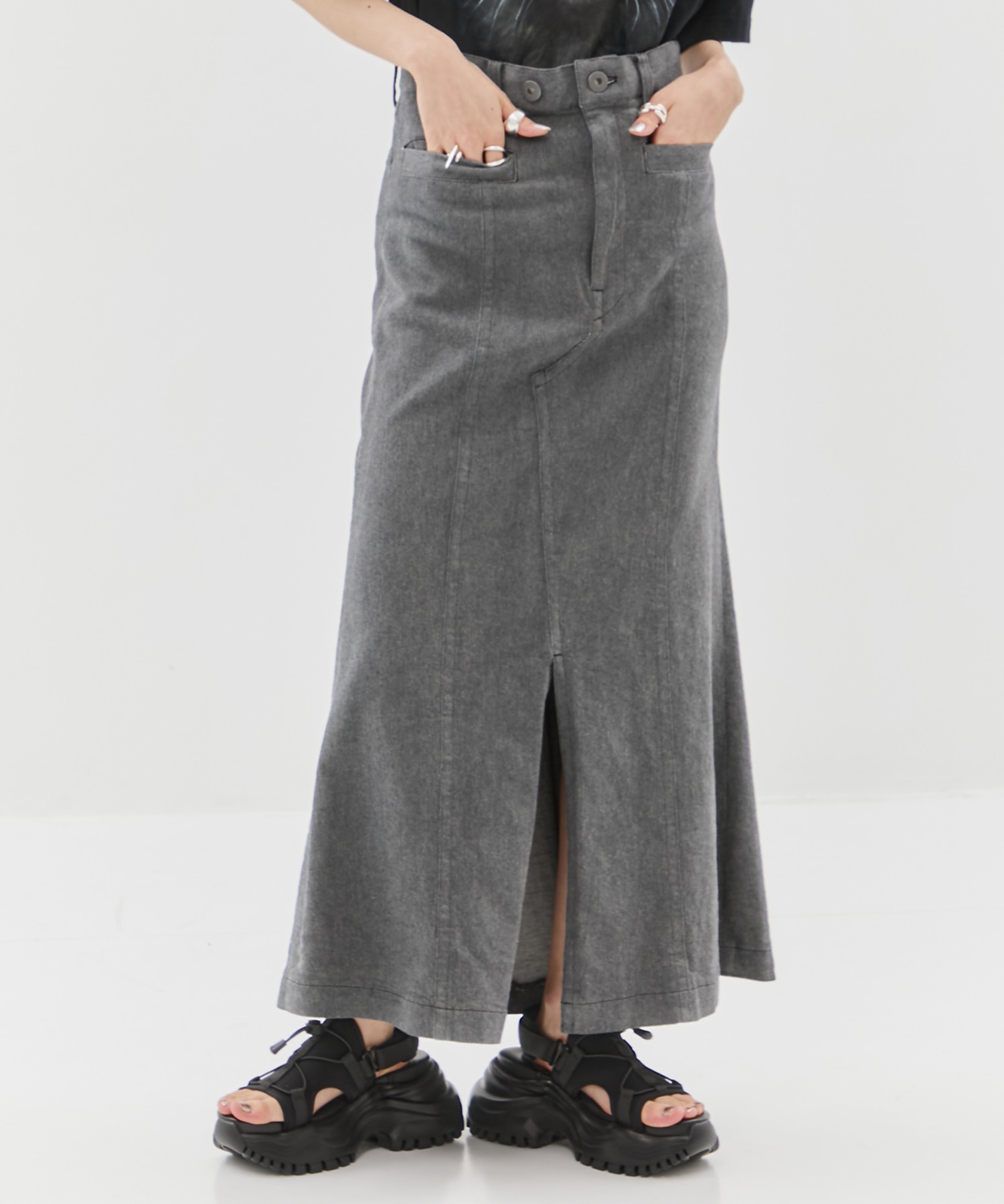 Back Flare Denim SK