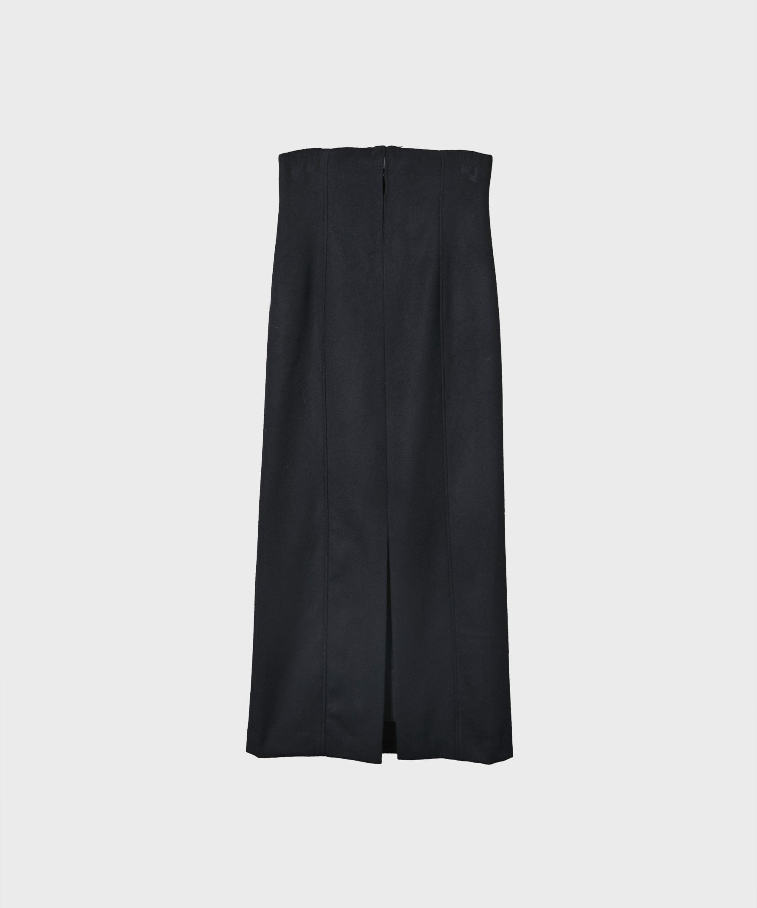 WOOL CASHMERE HIGH WAIST SKIRT