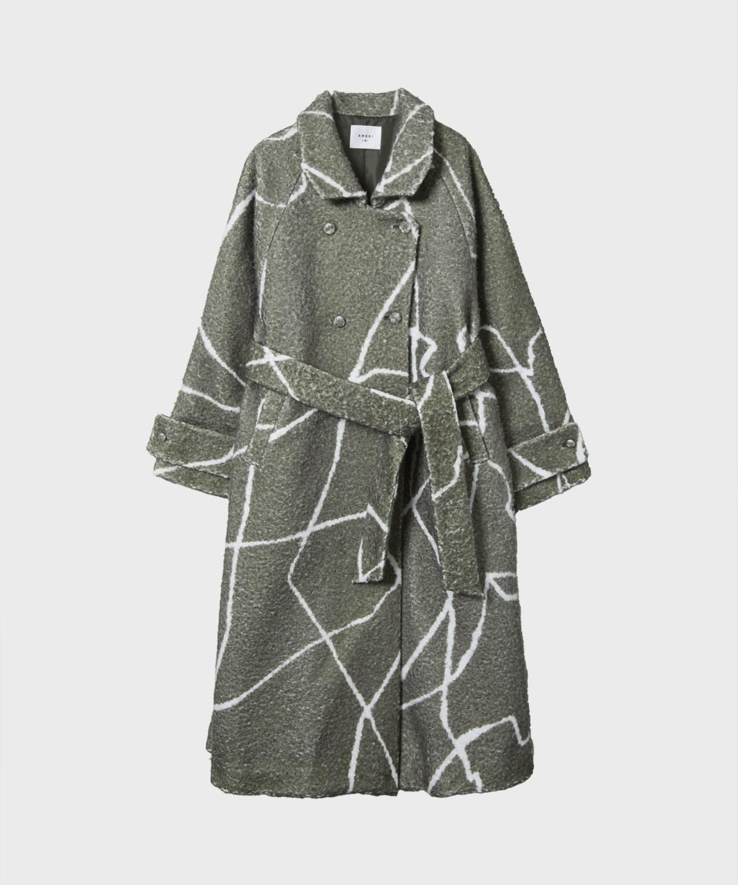 LITTLE FLARE LINE ART LONG COAT