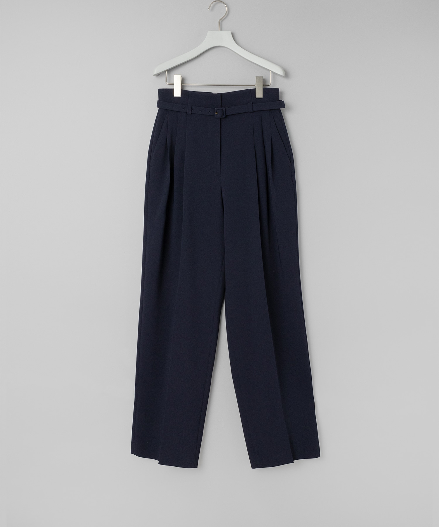 Triacetate Polyester Georgette High Waisted Trousers
