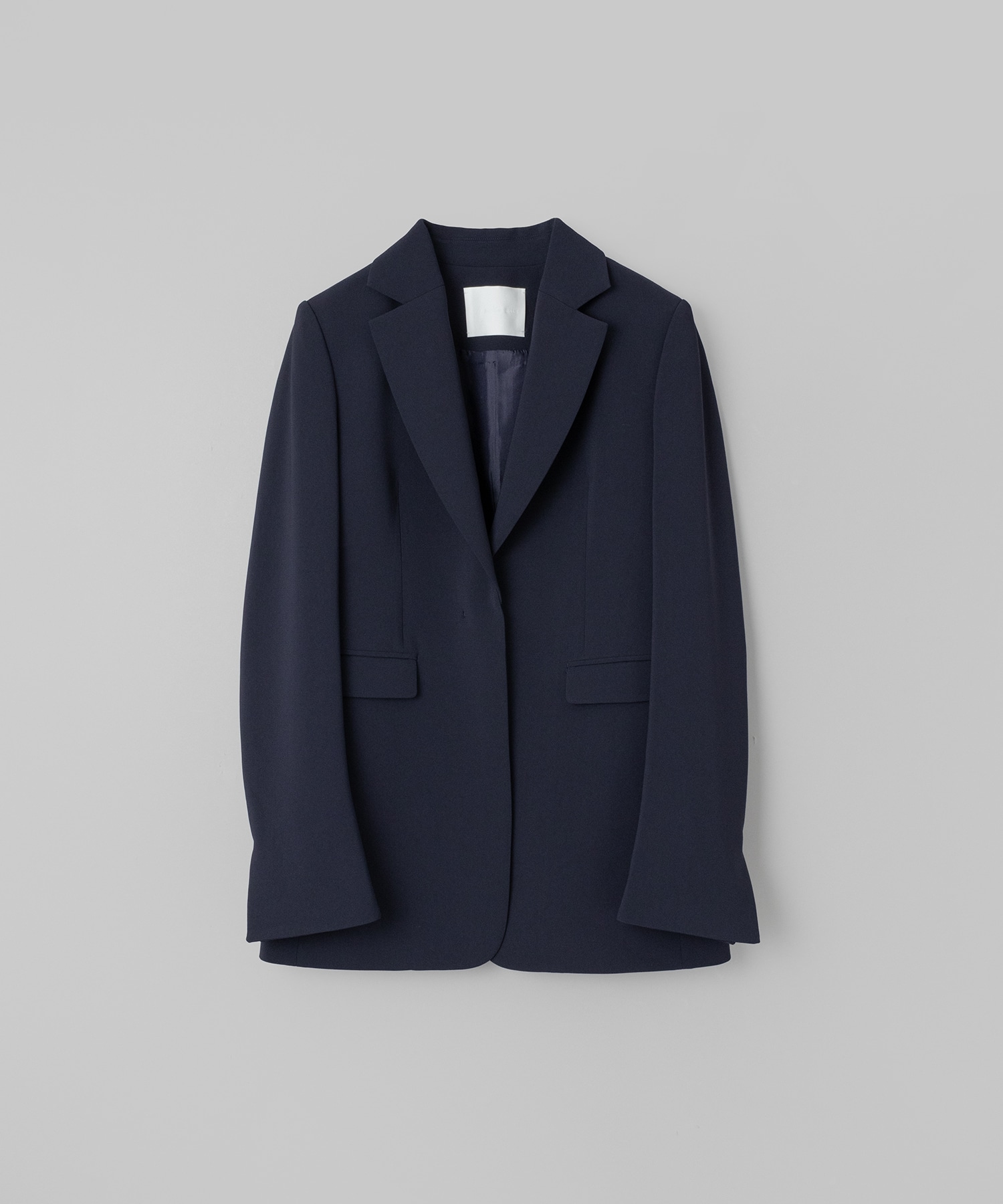 Acetate Polyester Collarless Suit Jacket