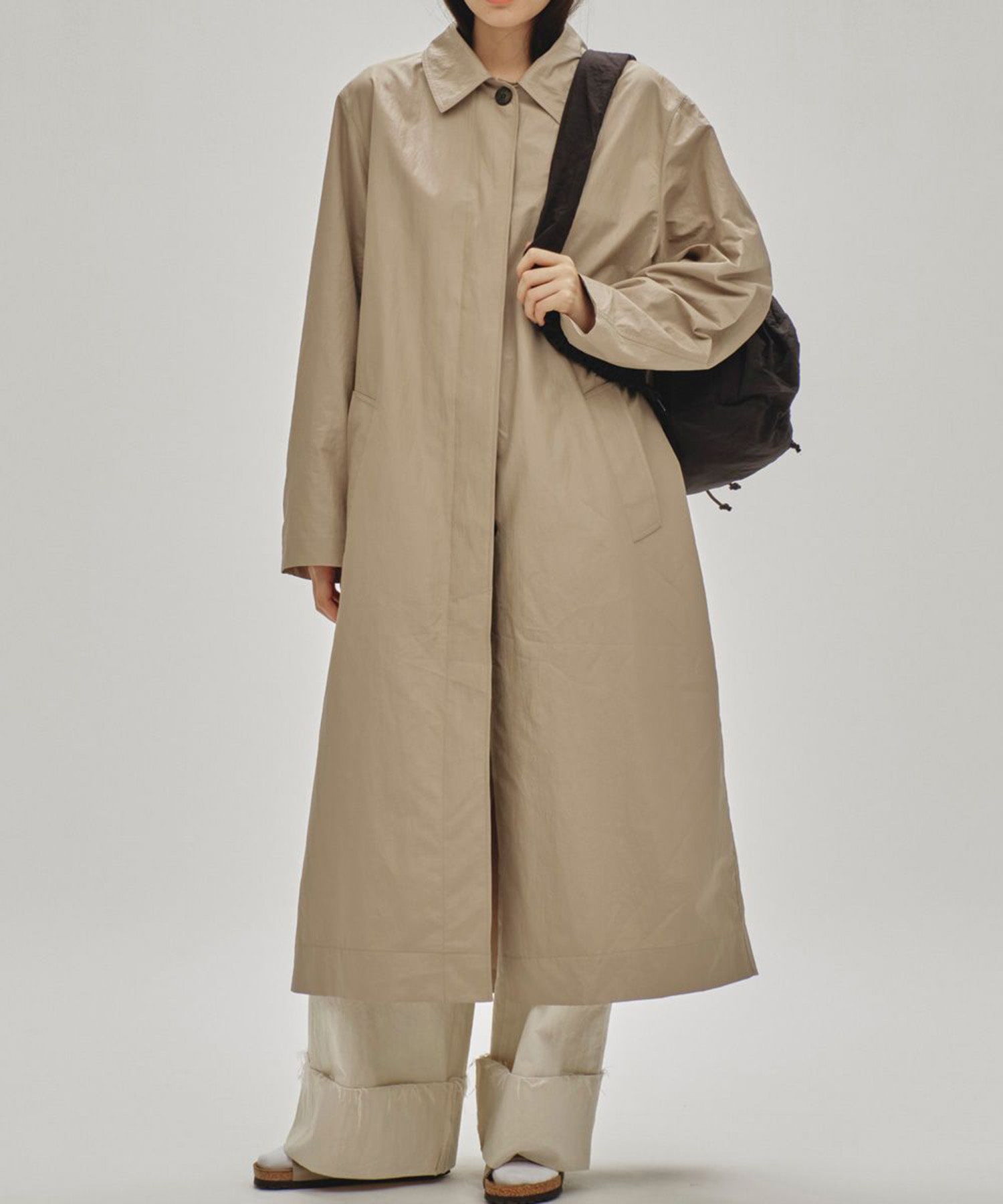 Nylon Soutiencollar Coat