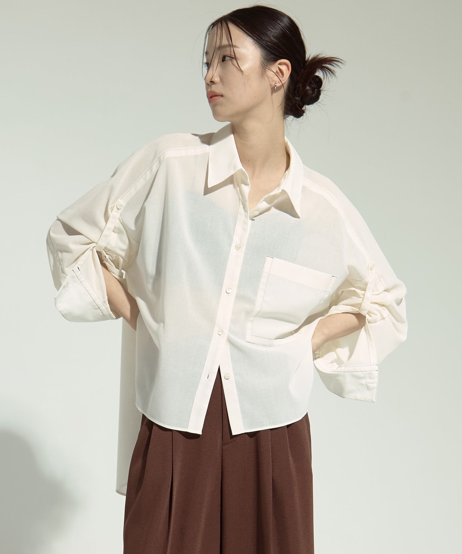 Matte Sheer Over Shirt