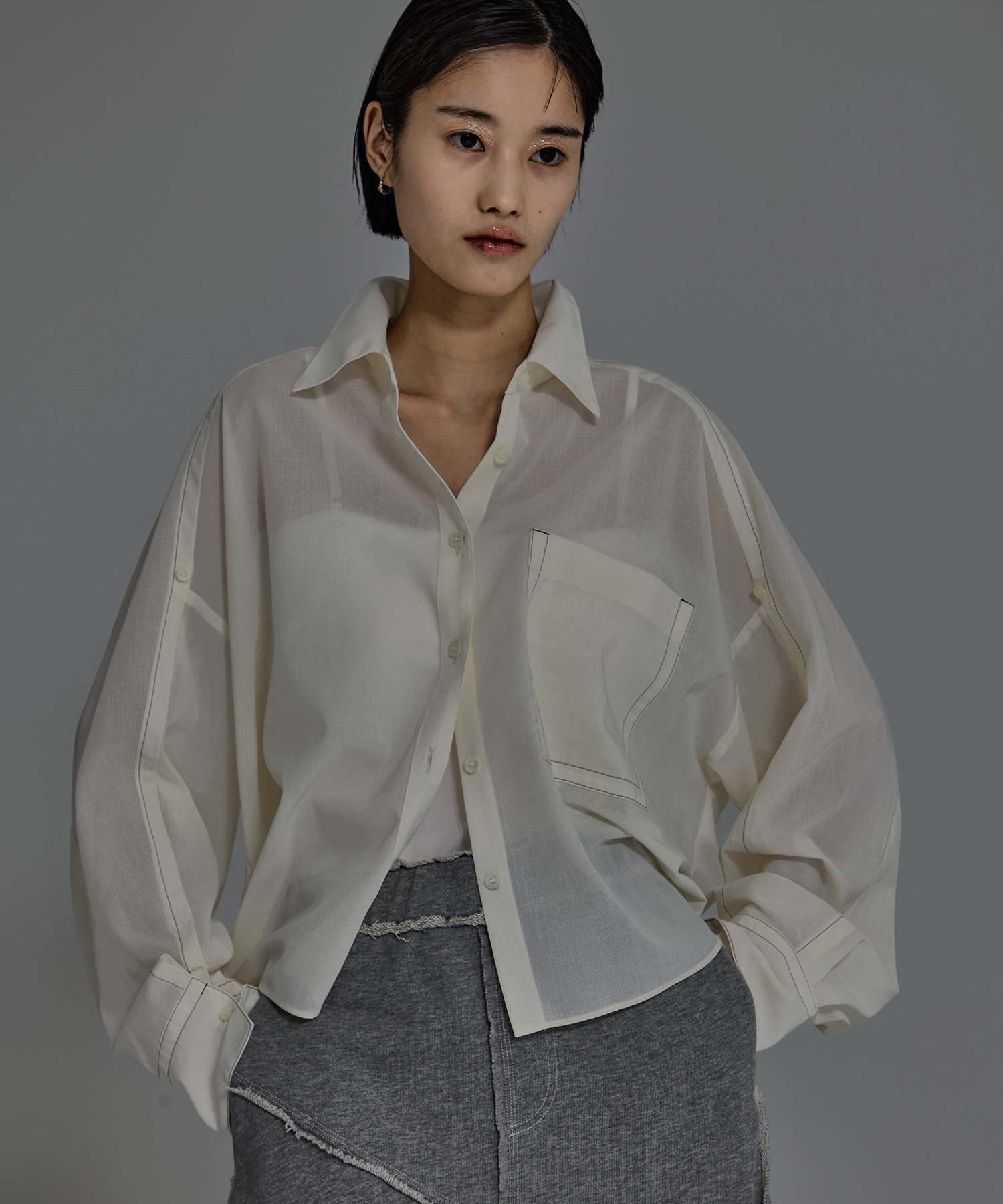 Stetched Sheer Shirt