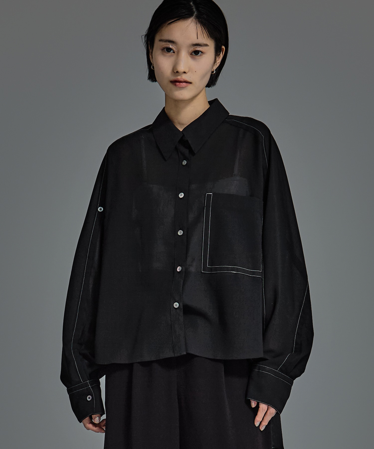 Stetched Sheer Shirt