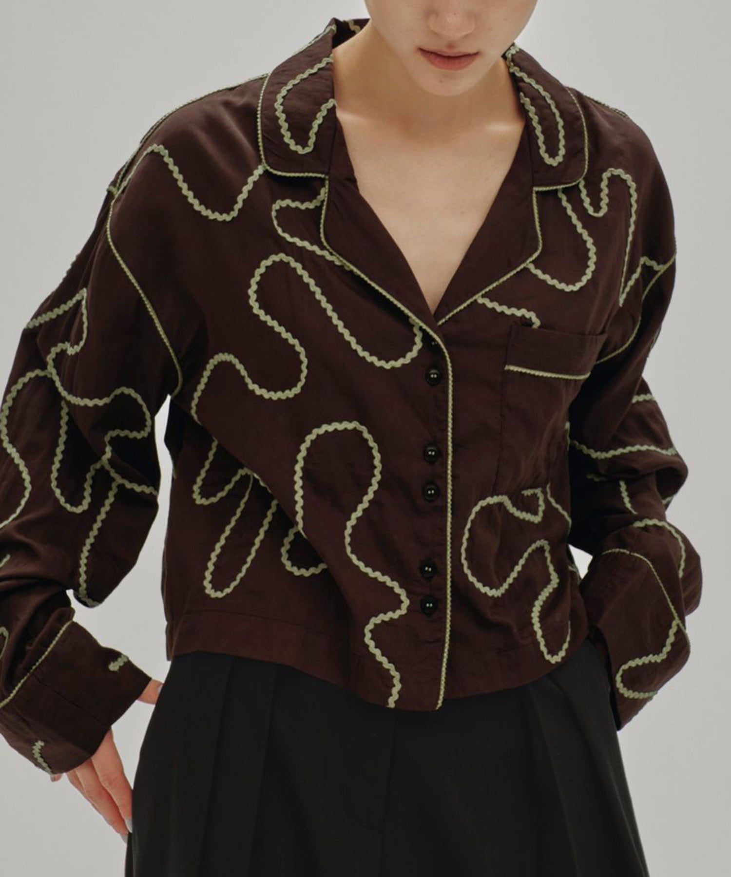 Embroidery Pajamas Shirts