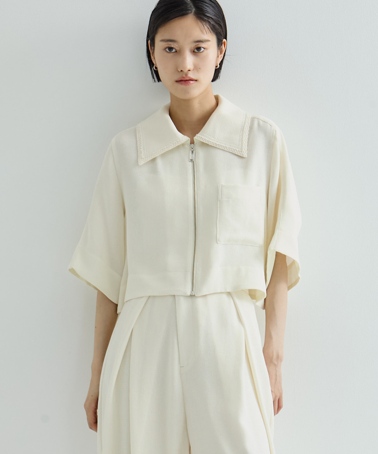 Half Sleeve Mesh Shirt