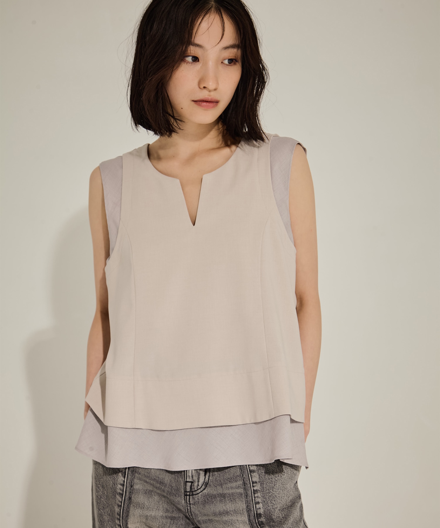 Sheer Layered Blouse