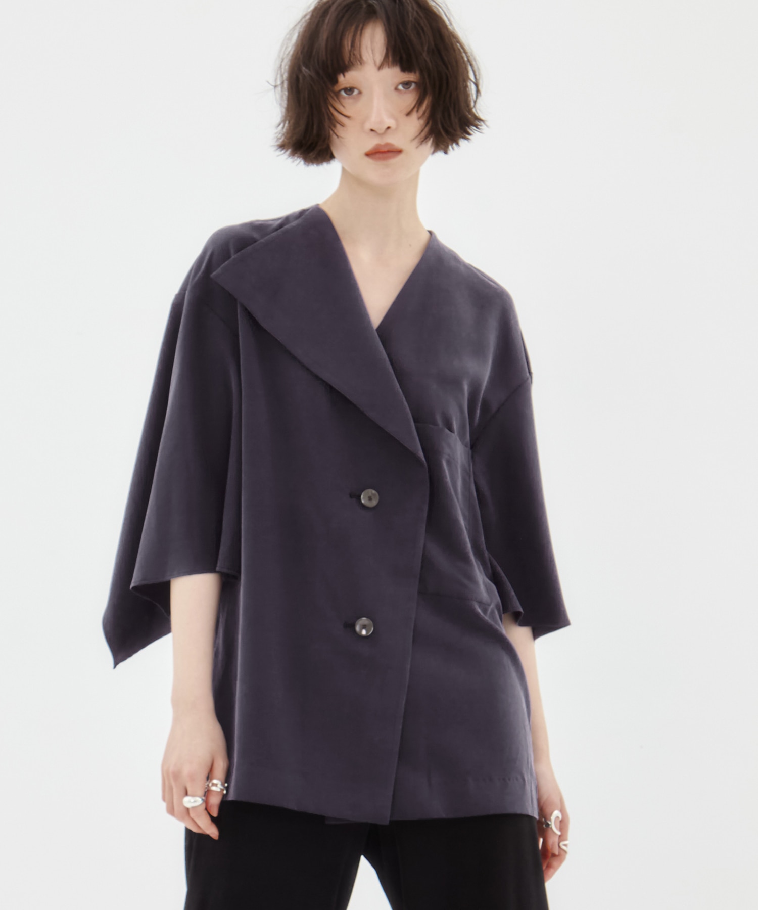 Liese panel sleeve shirt NV