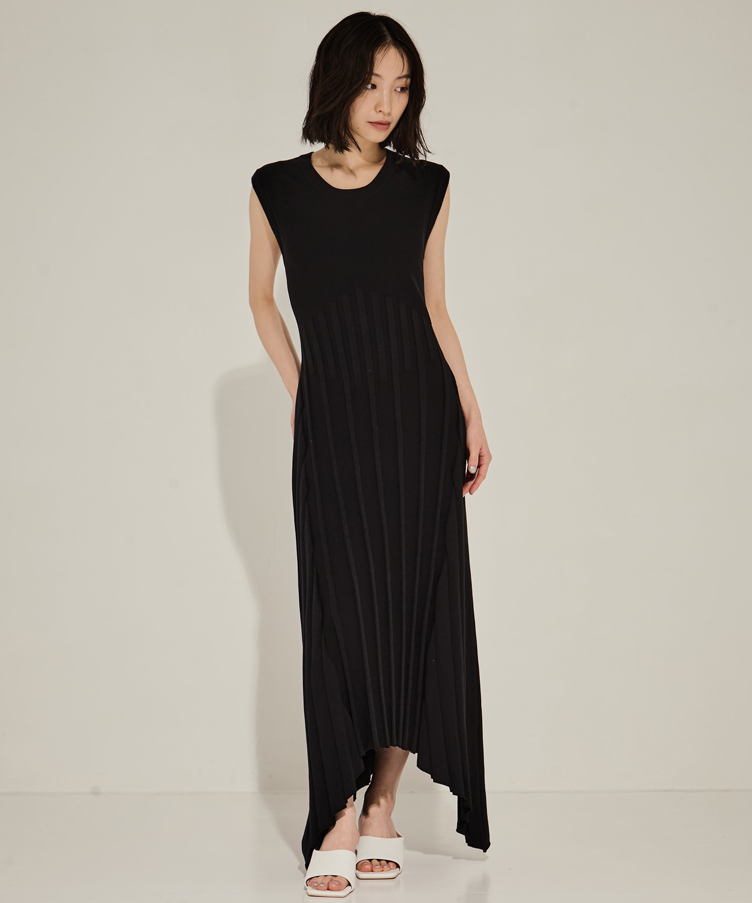 別注NO SLEEVE KNIT DRESS