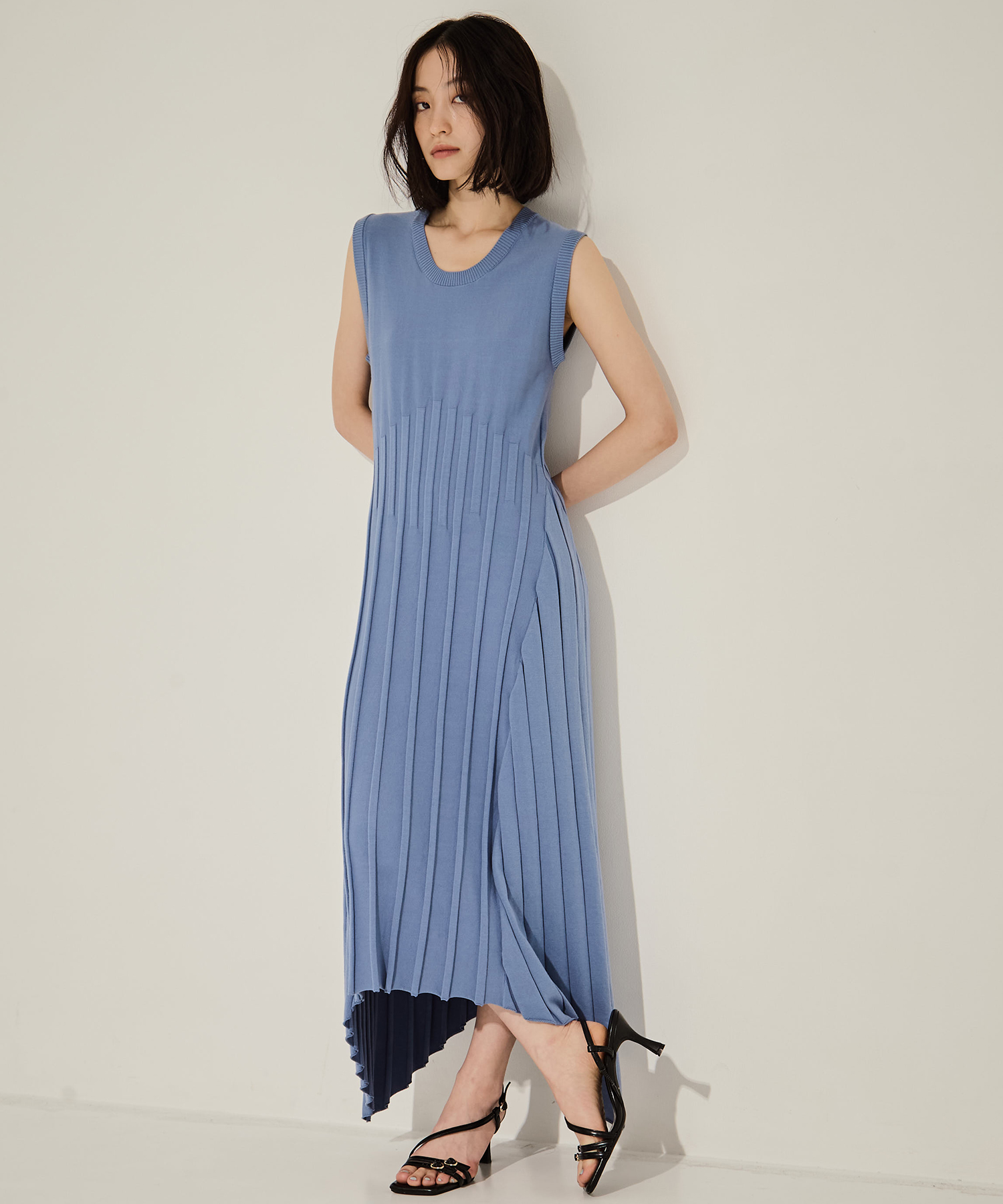 別注NO SLEEVE KNIT DRESS