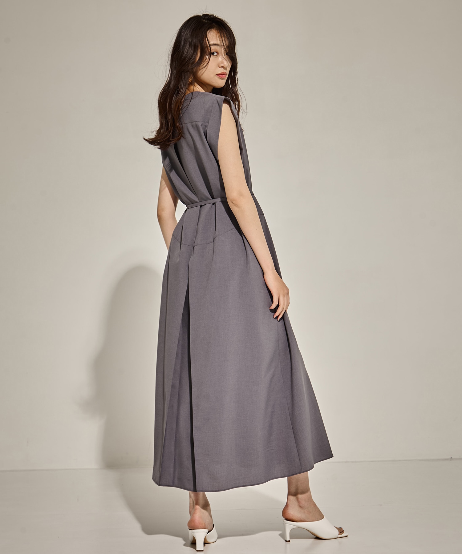 Back Tucked Dress