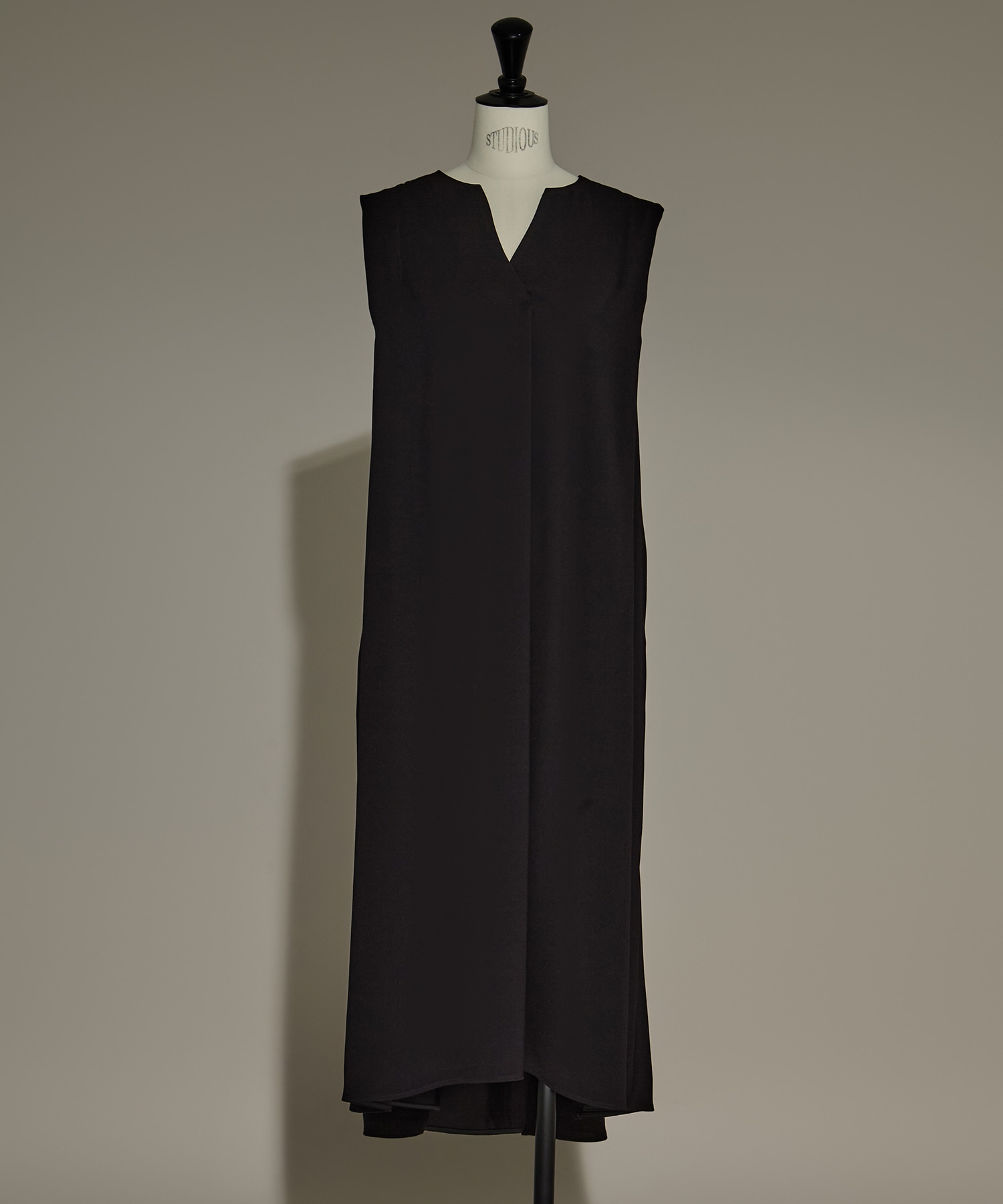 Back Satin Belted Dress