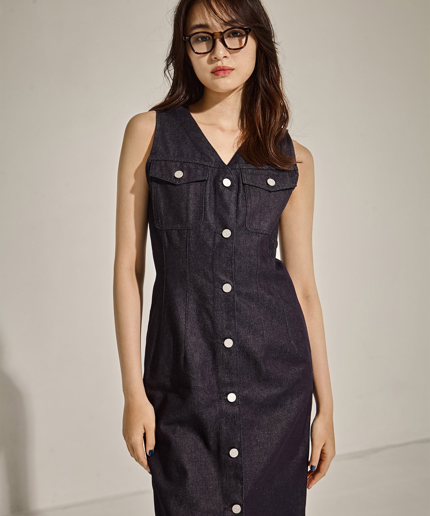 LADY DENIM N/S ONEPIECE