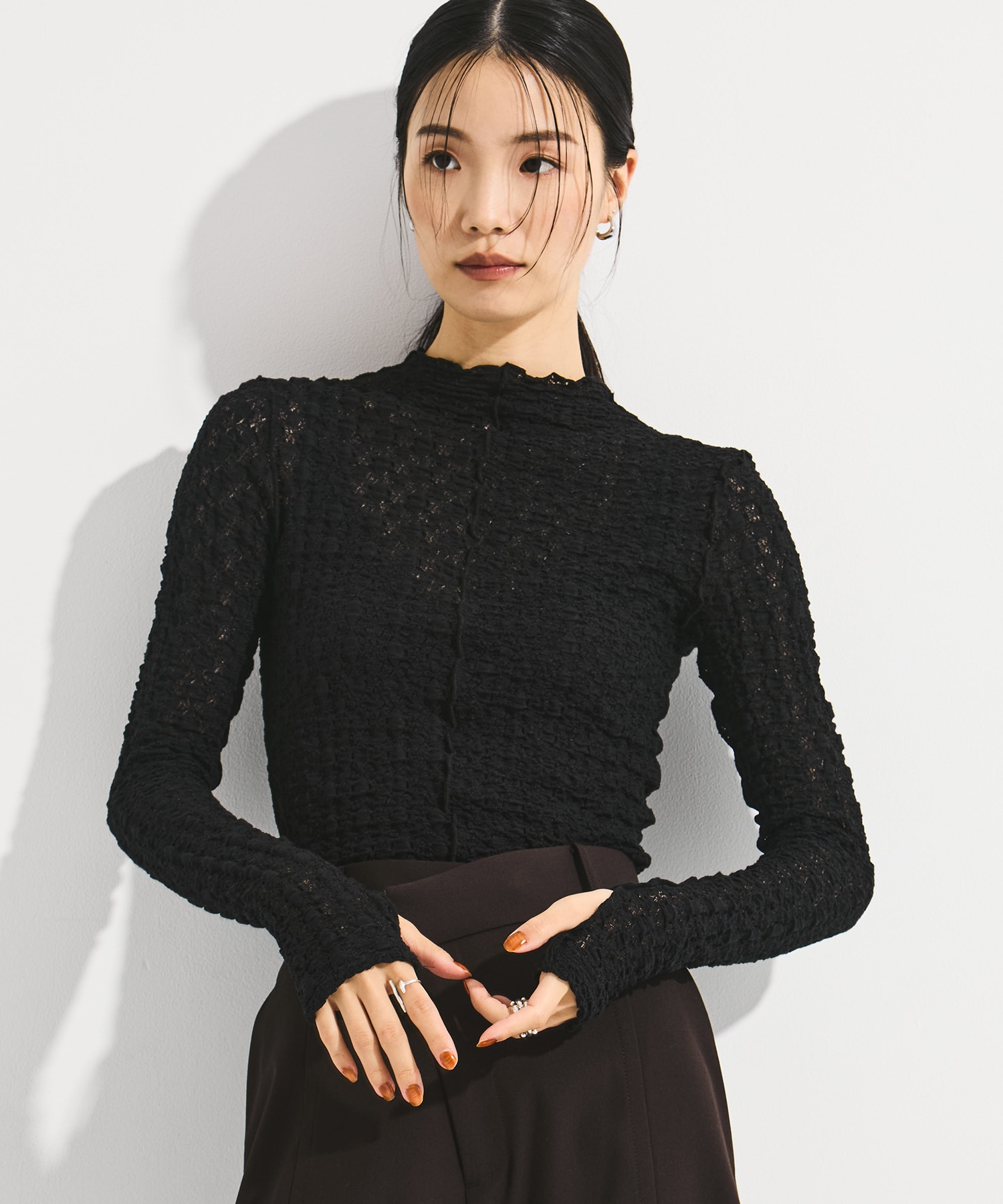 Stretch Lace Skin Top