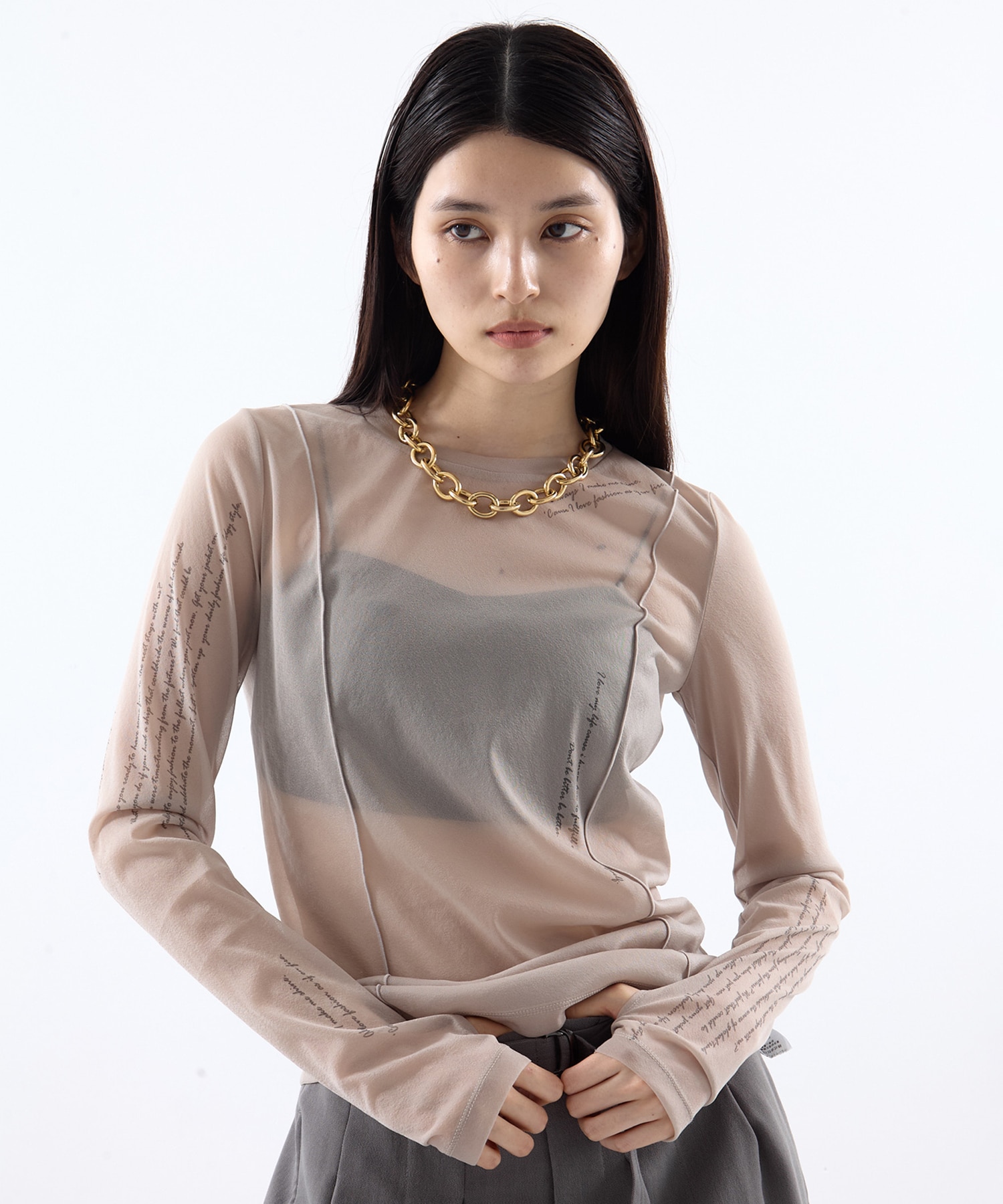 Tattoo Skin Mesh Top