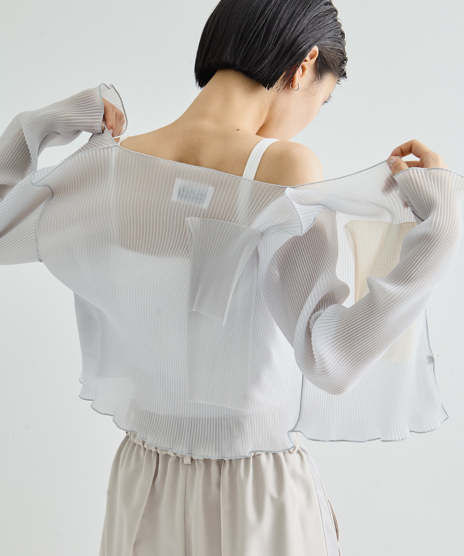 別注SHEER CARDIGAN