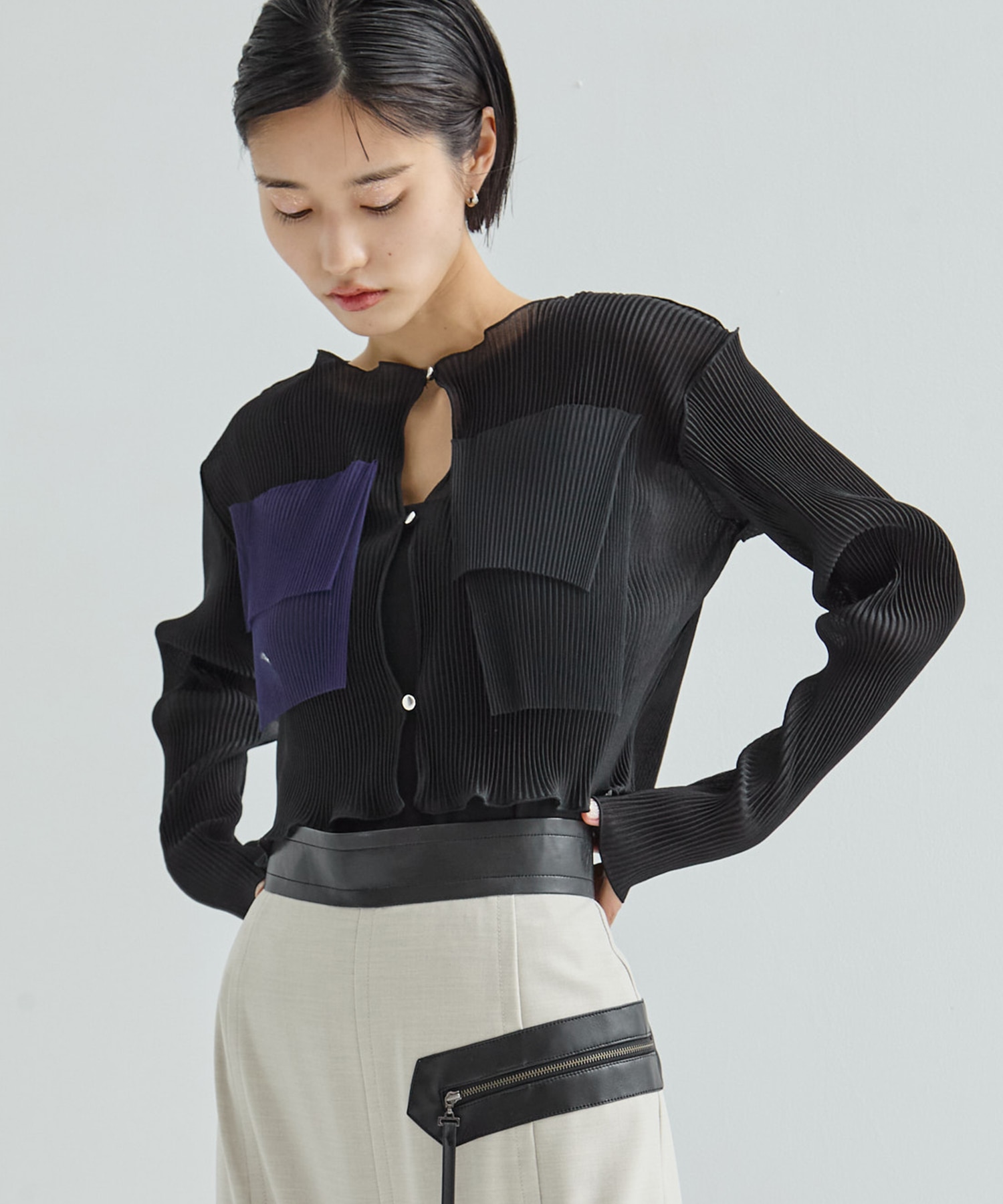 別注SHEER CARDIGAN