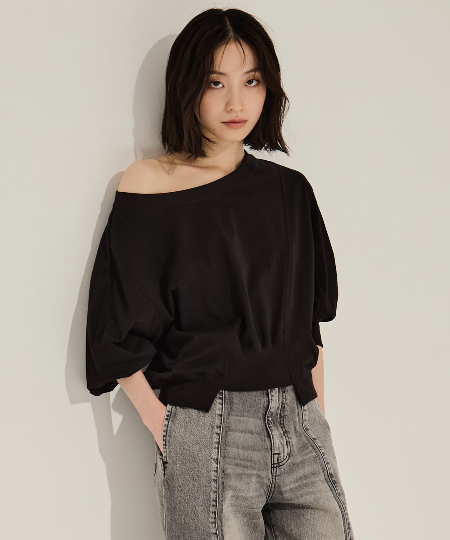 2WAY VOLUME SLEEVE TOPS