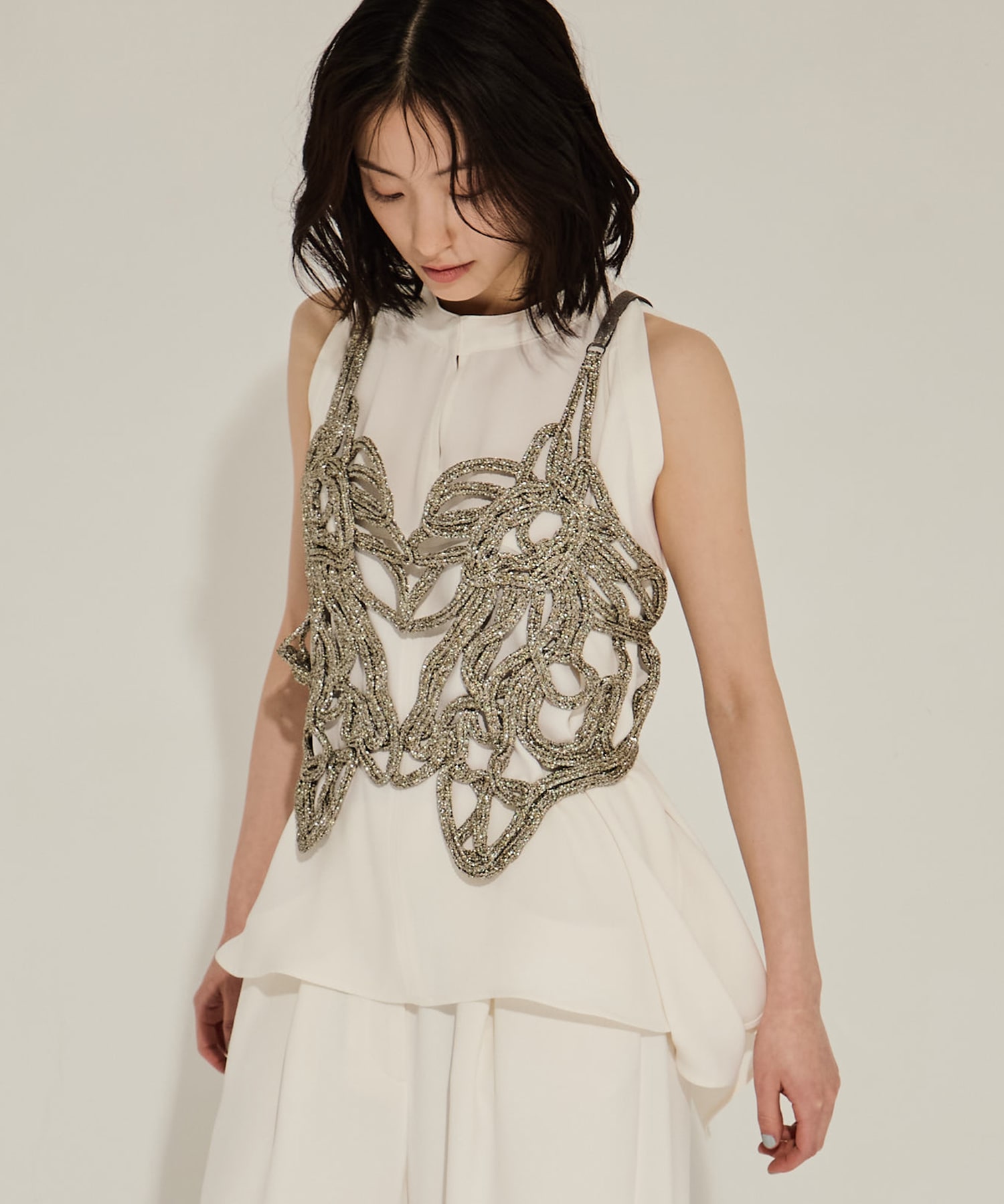 Embroidery Metalic Camisole