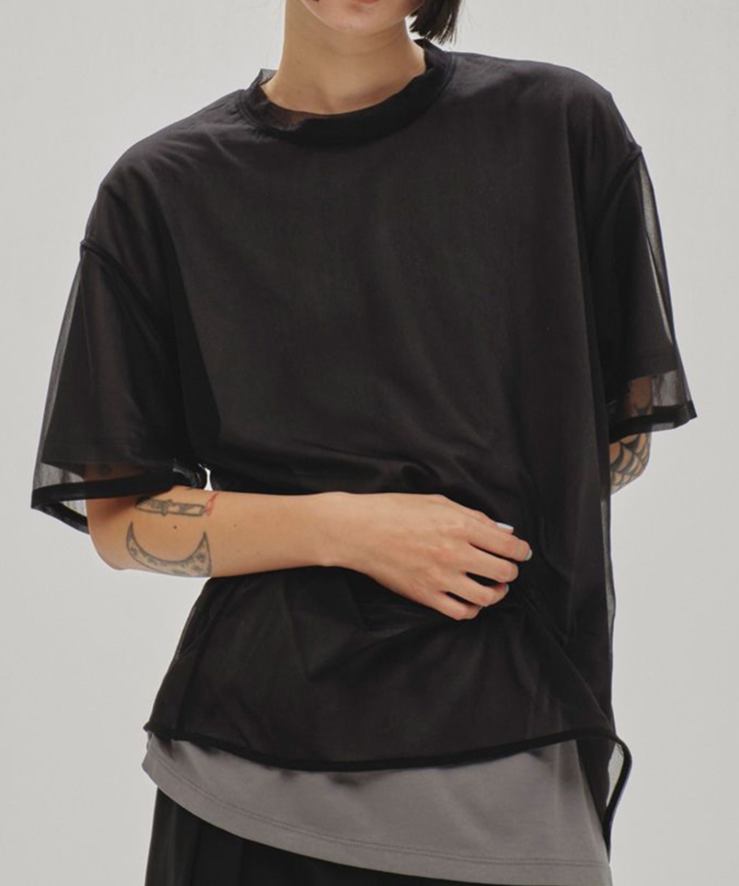 Halfsleeve Sheer T-shirts