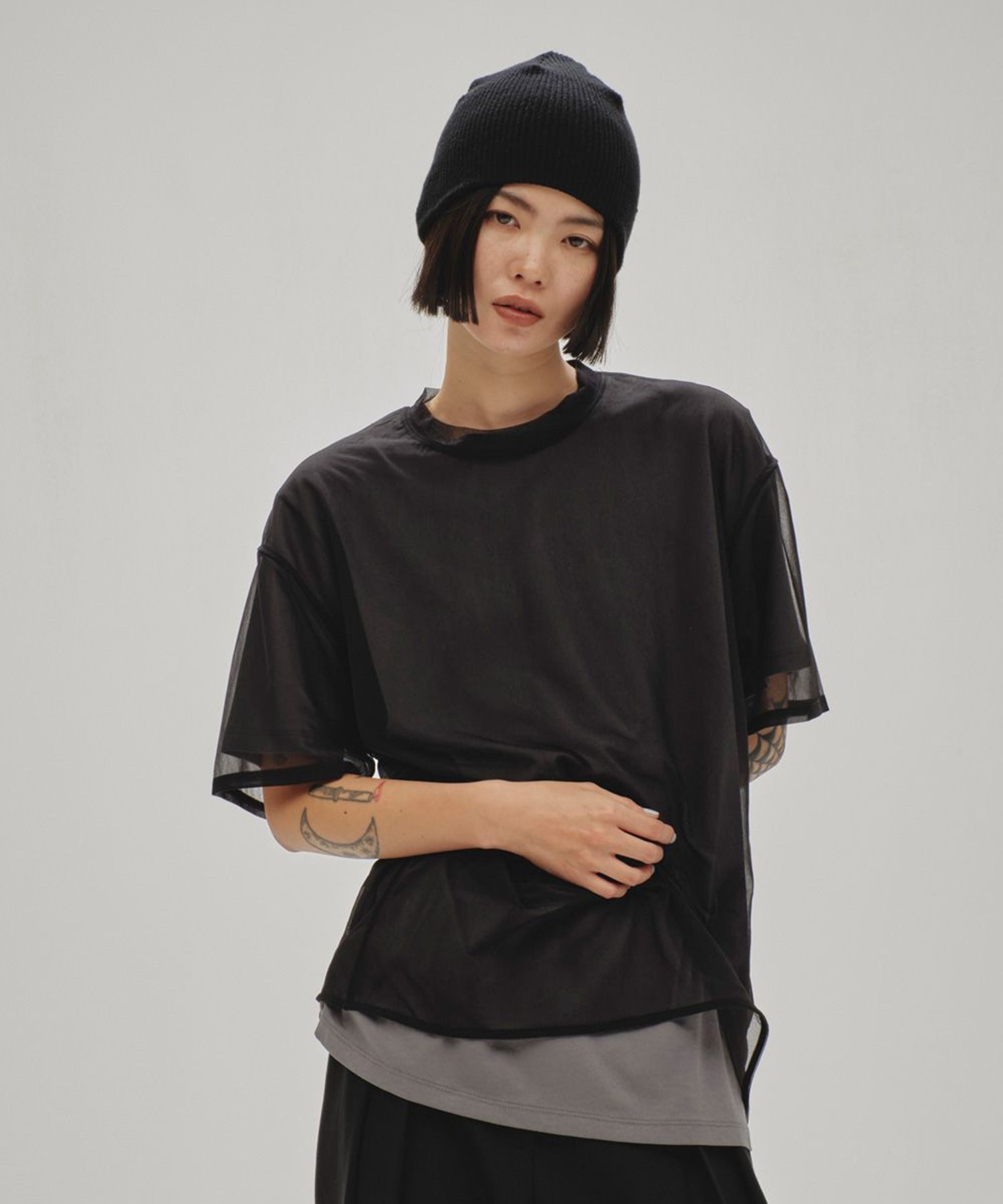 Halfsleeve Sheer T-shirts