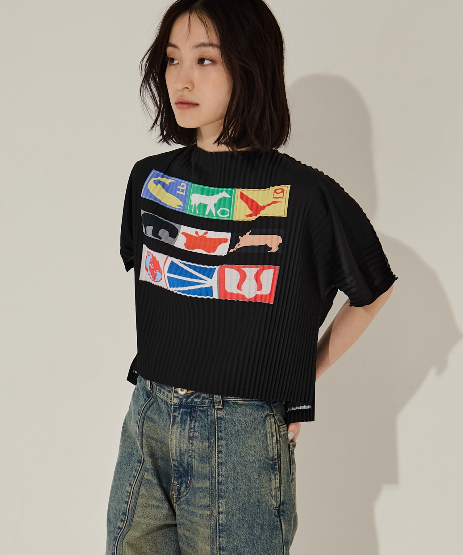 Pleats T-shirt