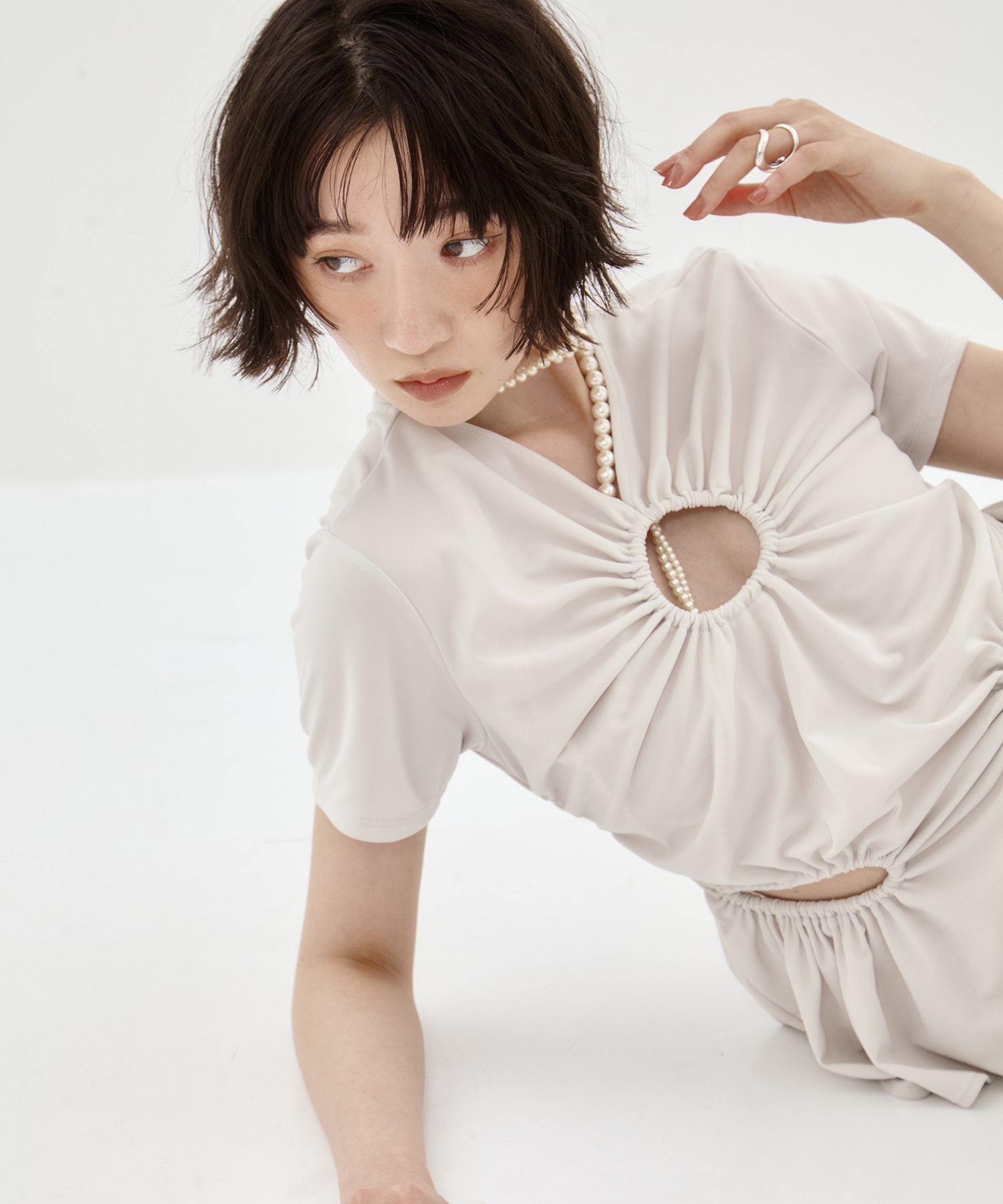 別注 CIRCLE CUT TEE