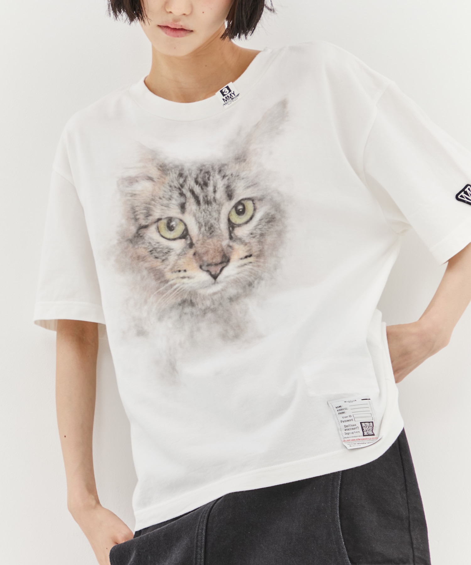 CAT PRINTED TEE
