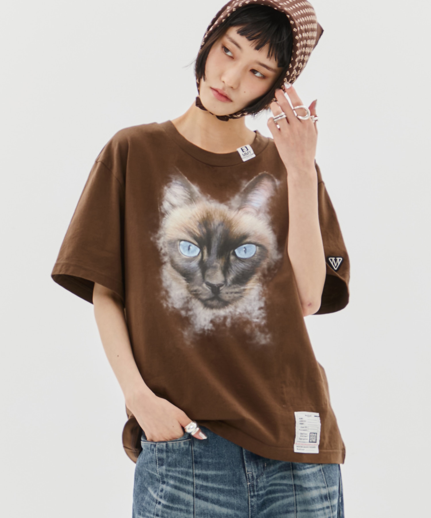 CAT PRINTED TEE