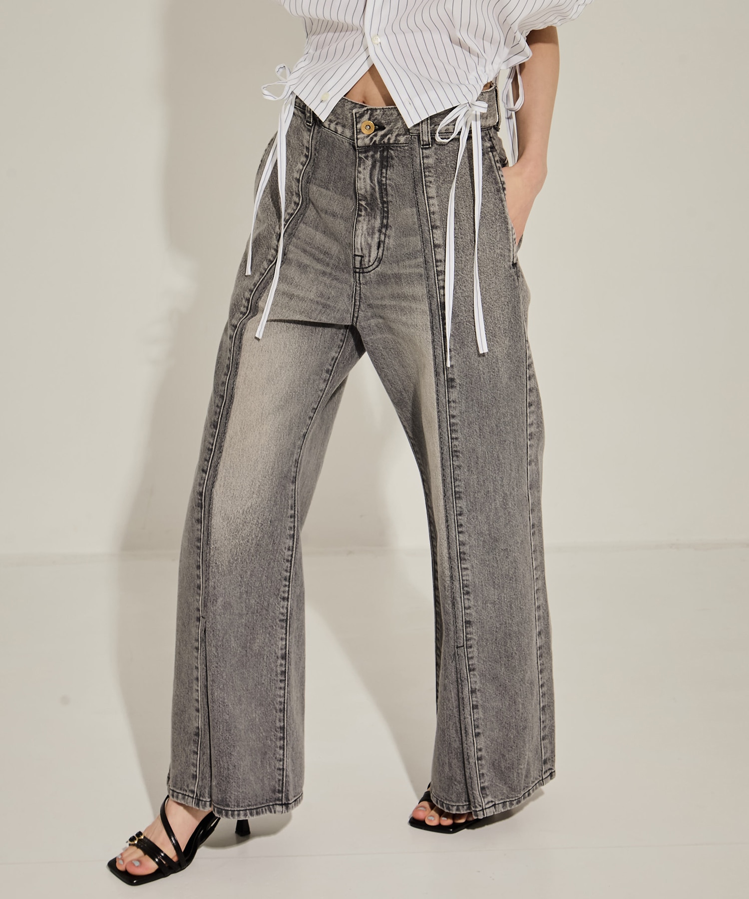 Side Folded Jeans