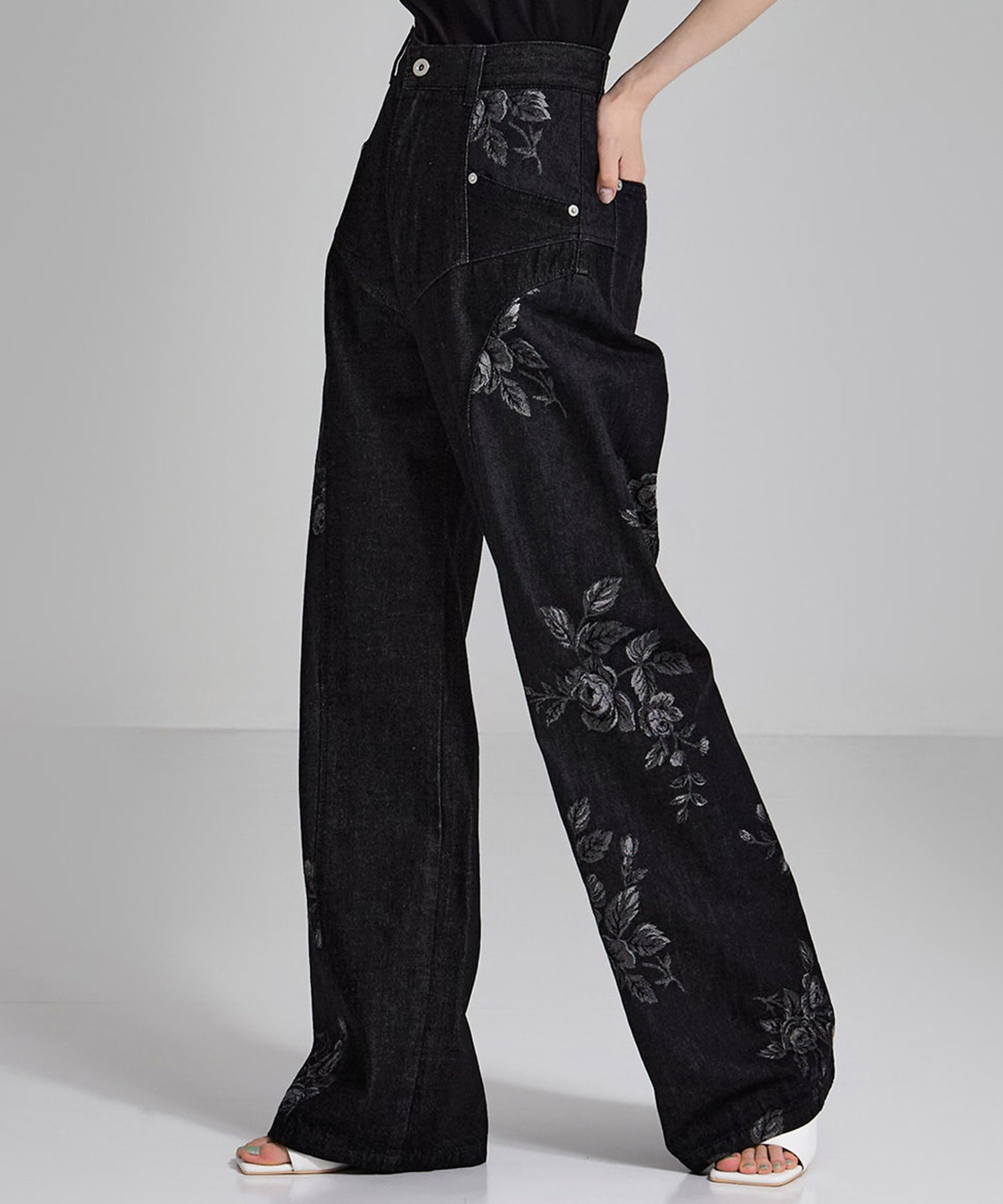別注  ROSE DENIM PANTS