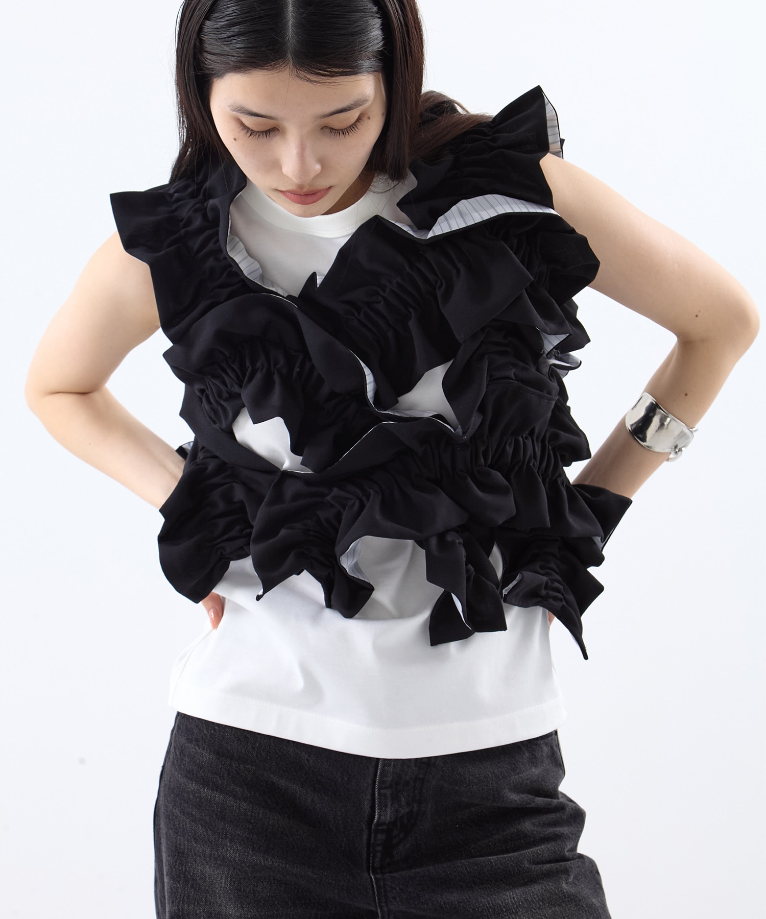 jimmy frill vest