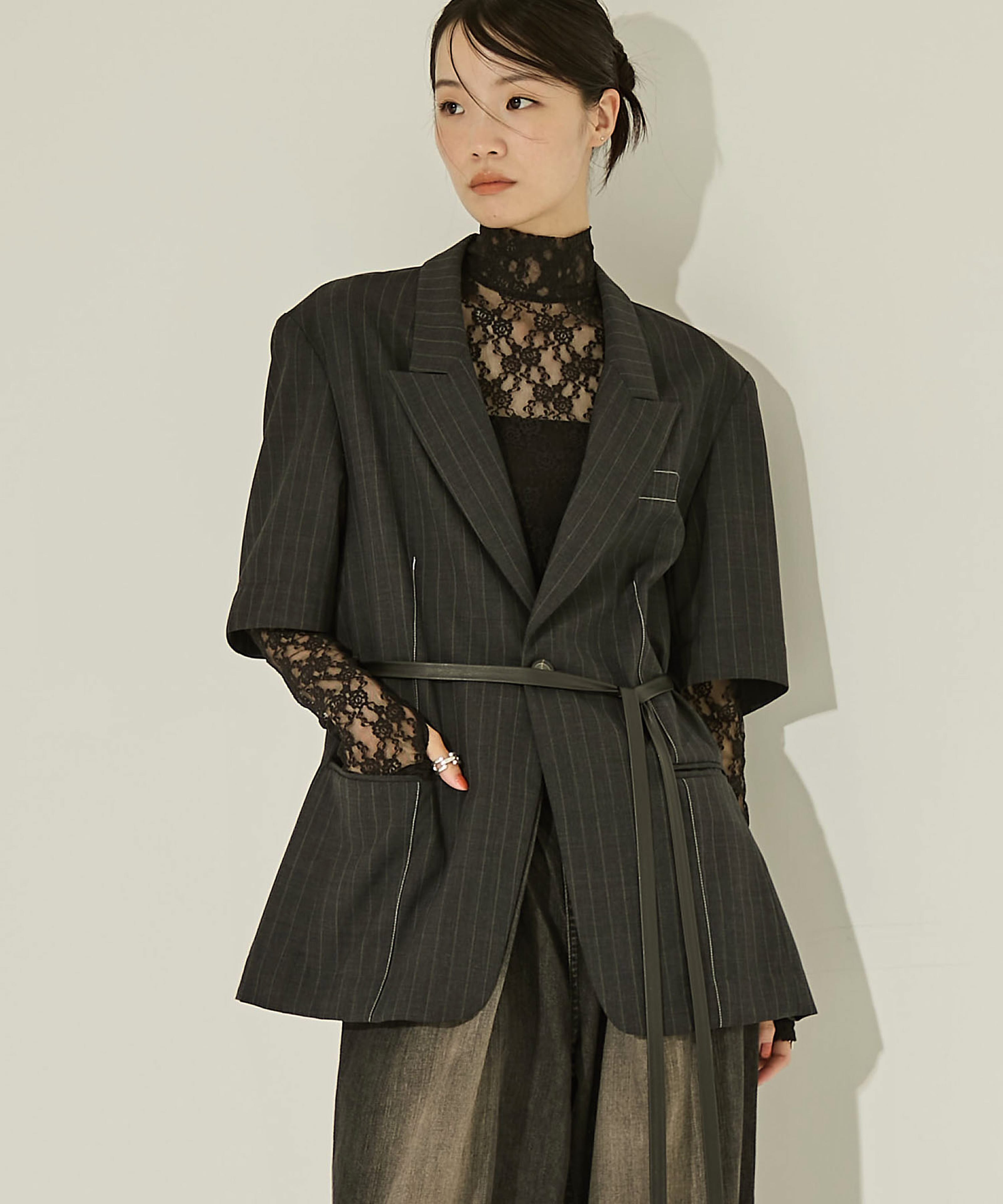 Half Sleeve Summer Wool Jacket