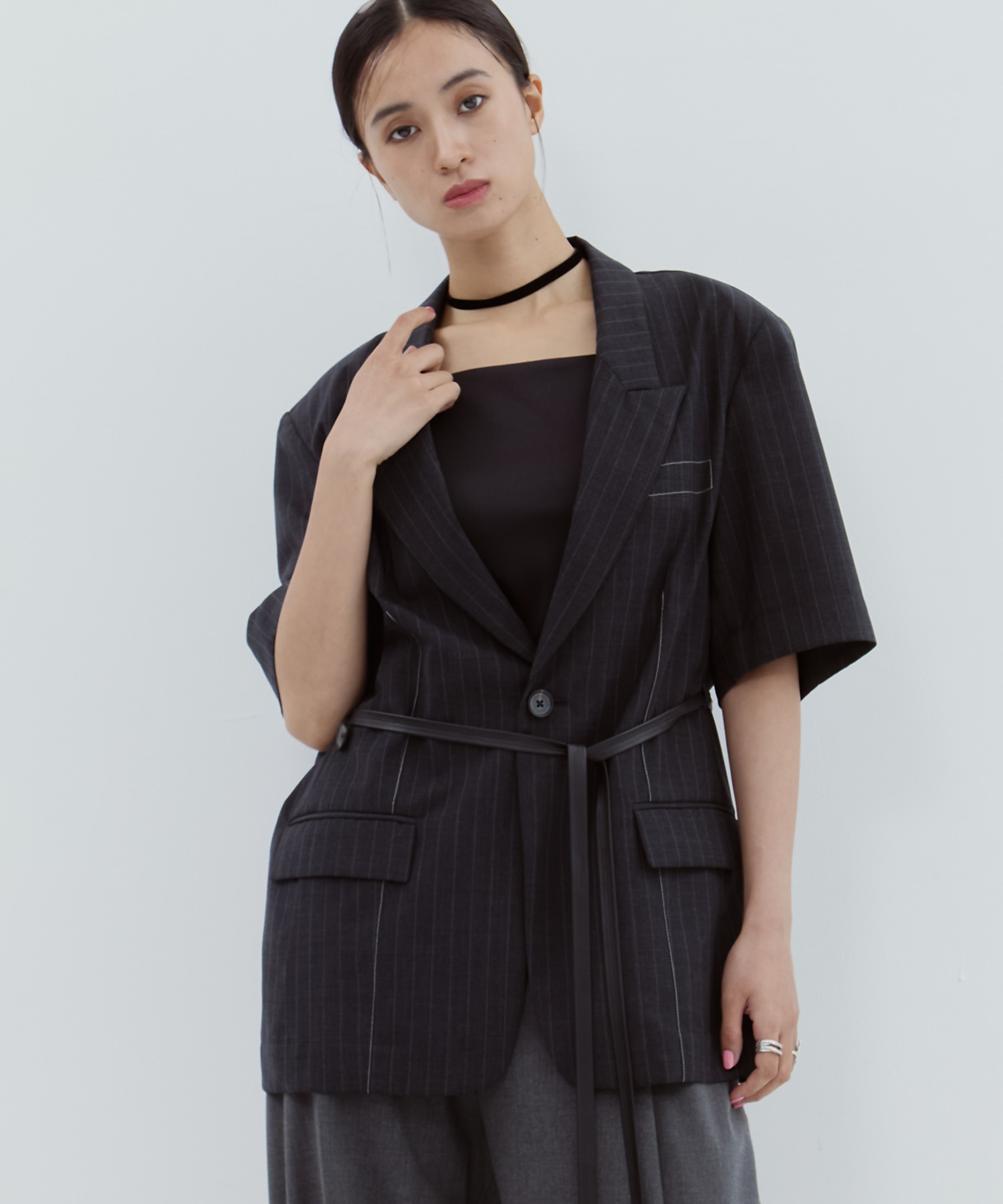 Half Sleeve Summer Wool Jacket