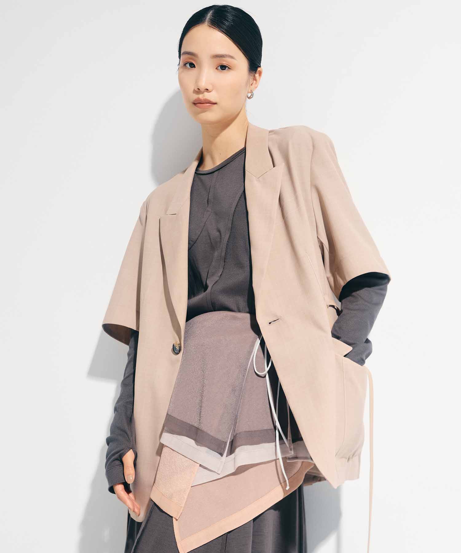 Half Sleeve Summer Wool Jacket