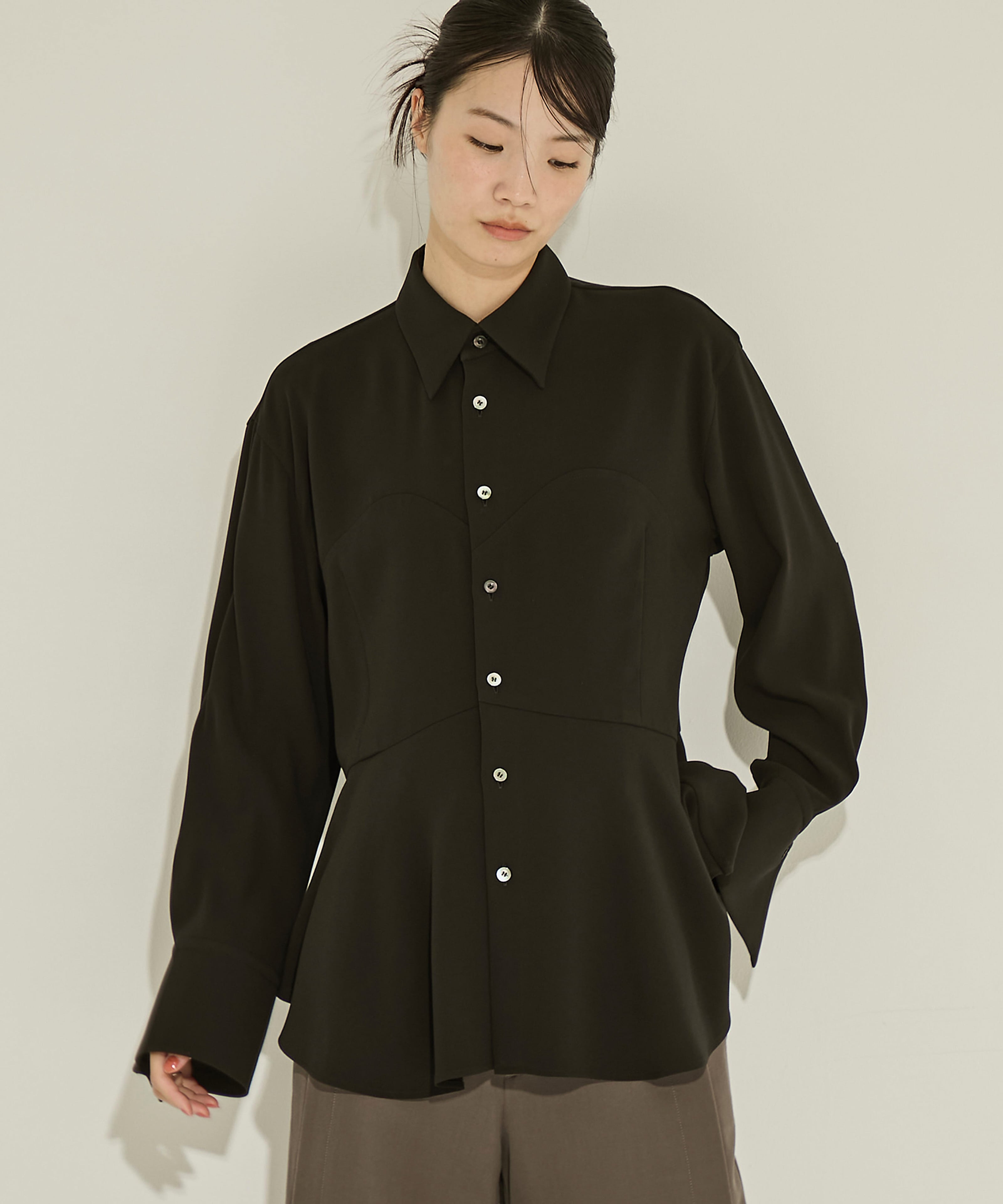 Peplum Hem Shirt