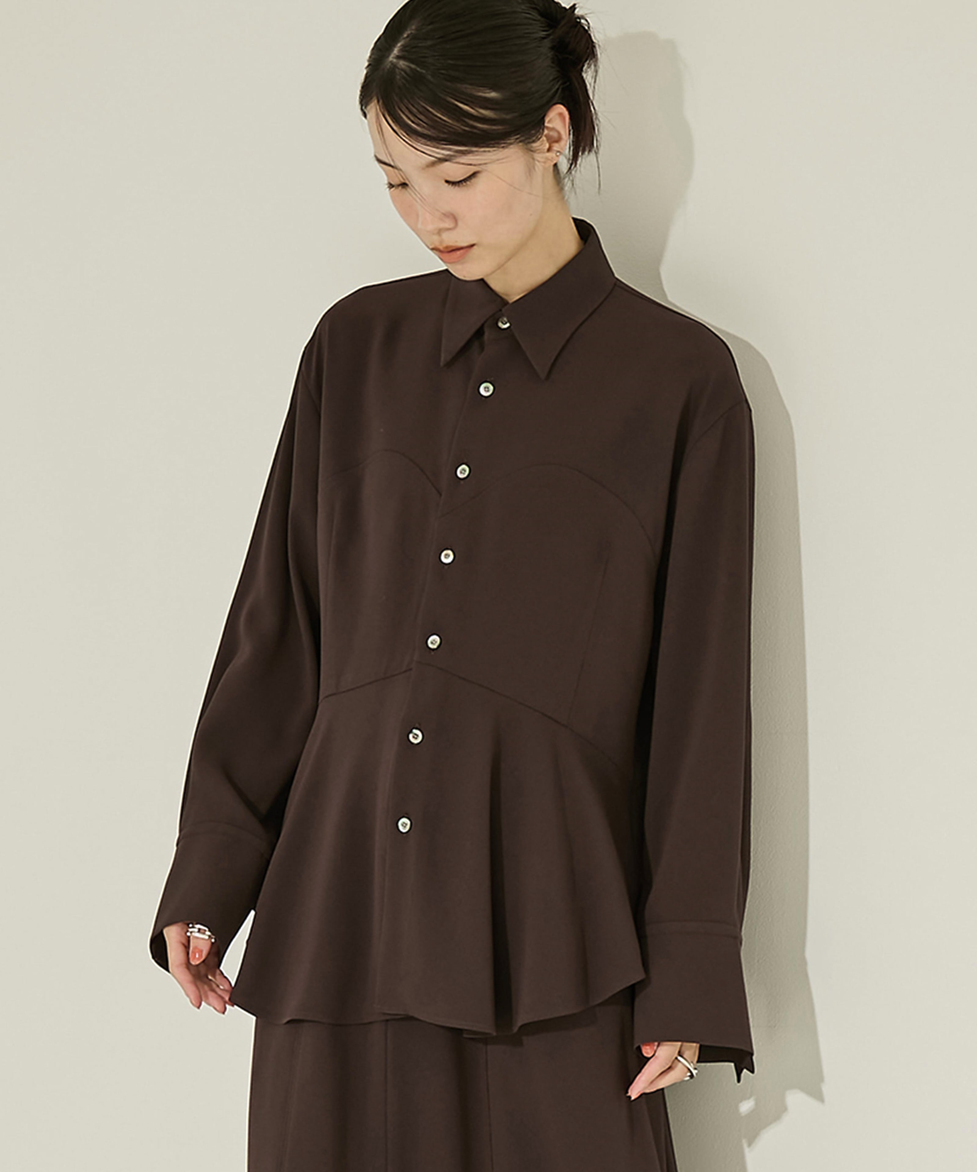 Peplum Hem Shirt